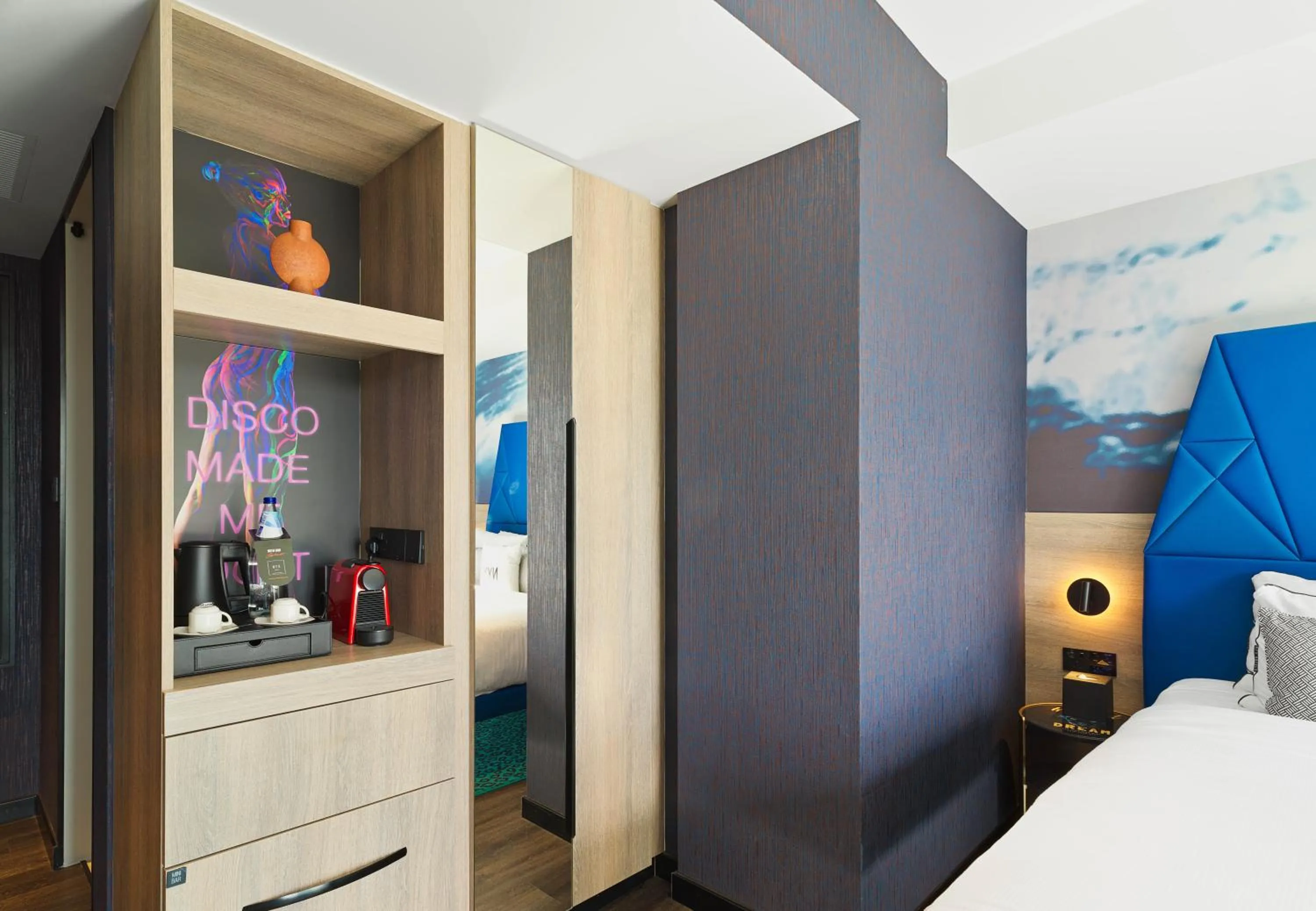 Property building, Bed in NYX Hotel Limassol