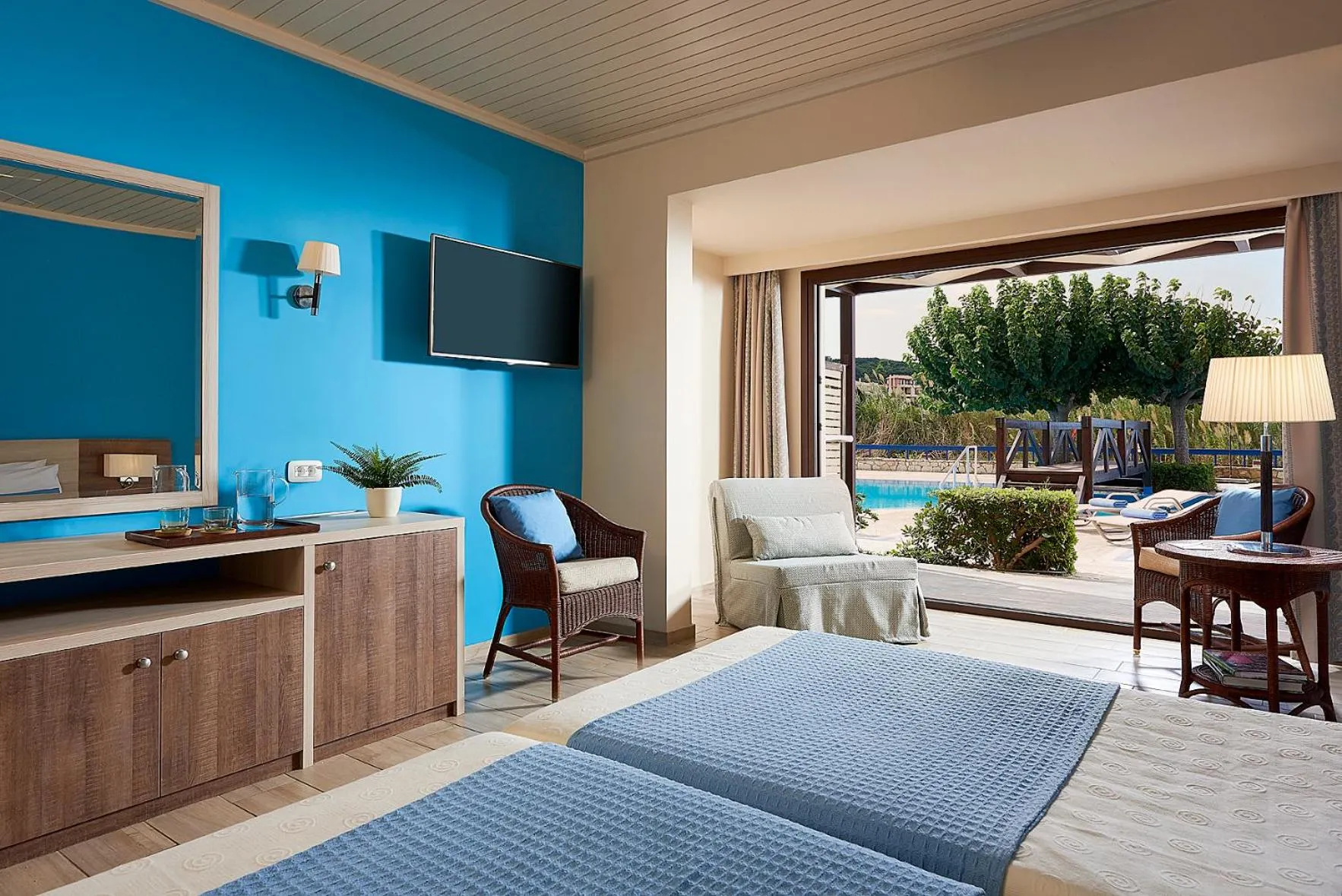 Bedroom in Aldemar Olympian Village