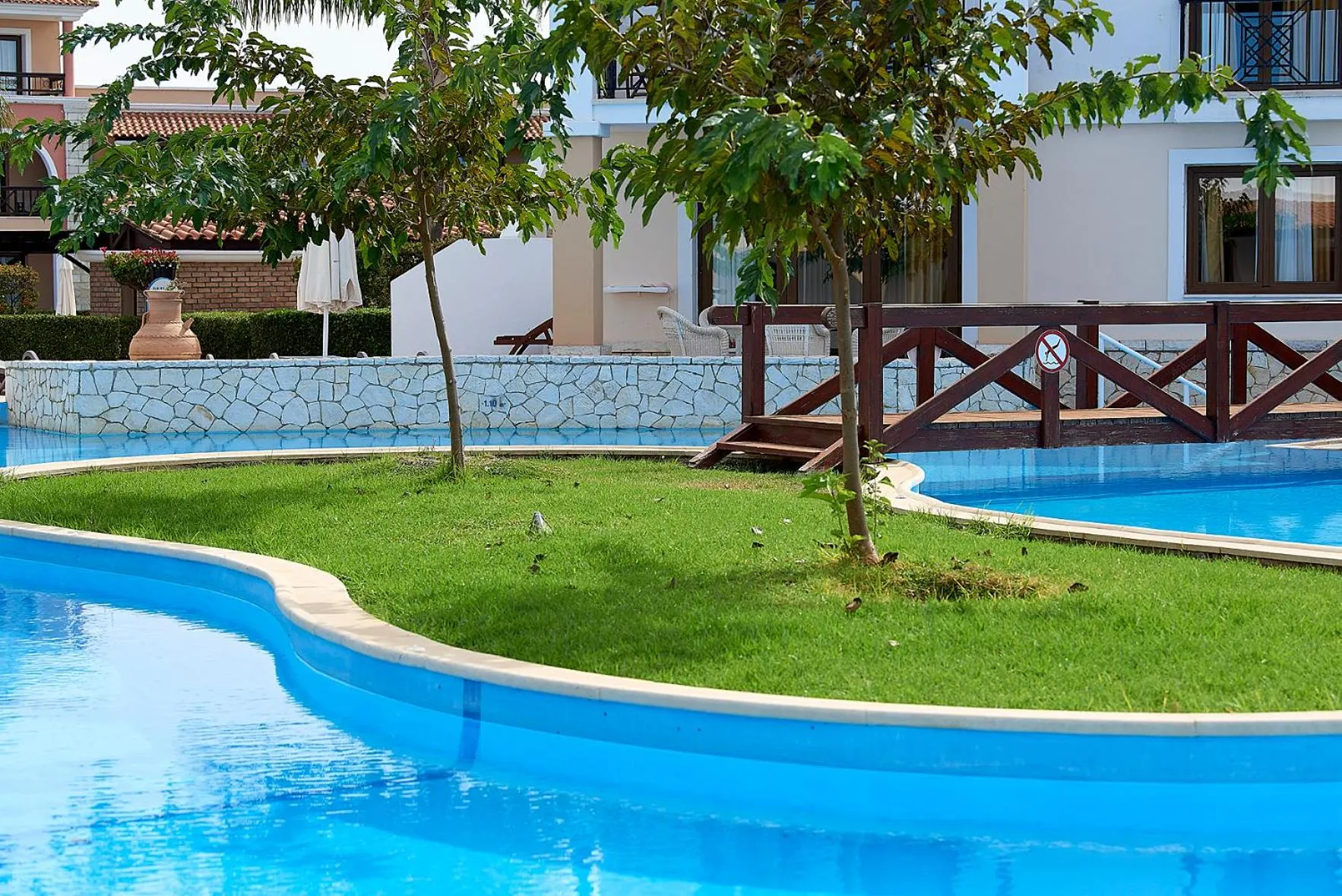 Pool view in Aldemar Olympian Village