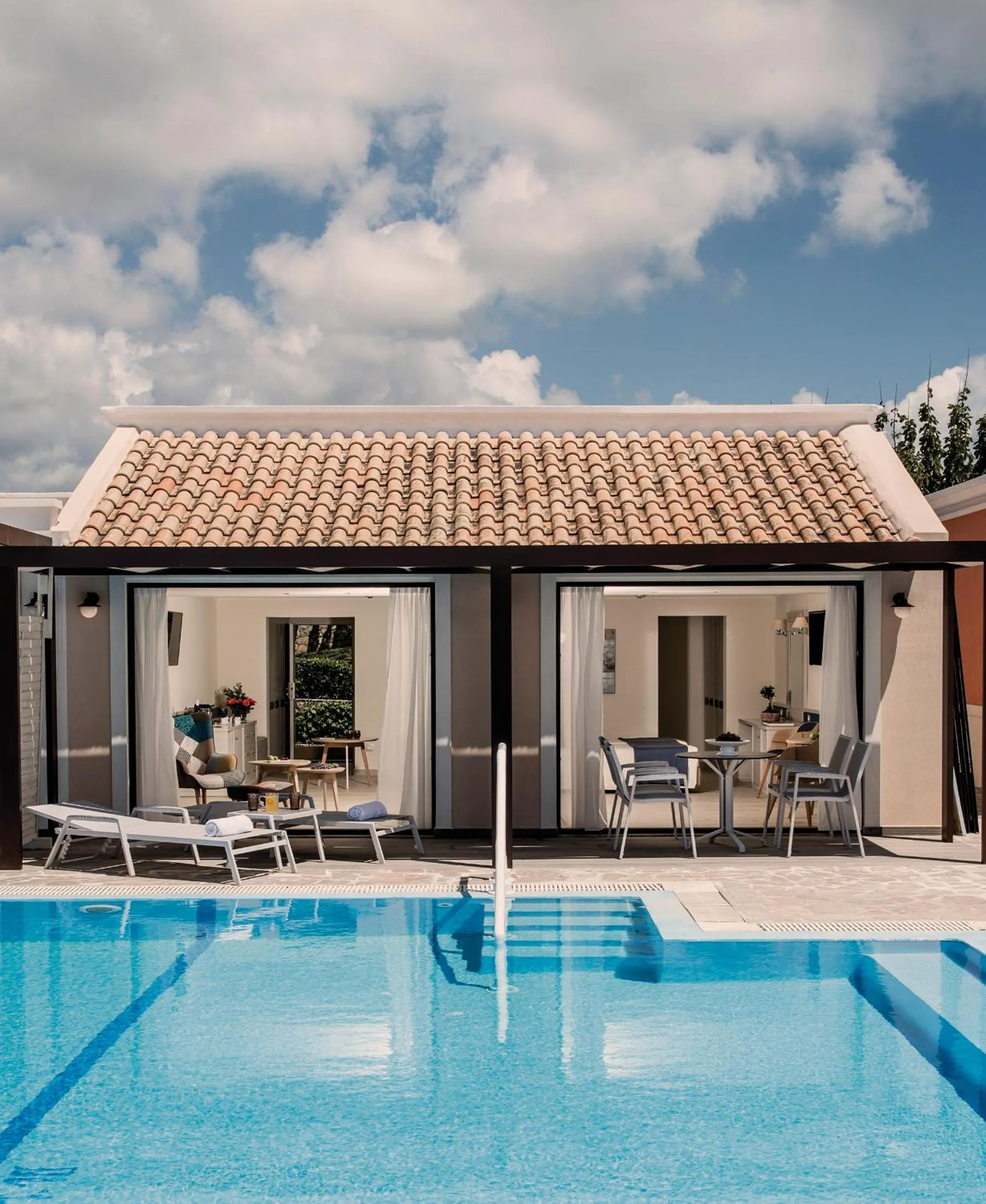 Patio in Aldemar Olympian Village