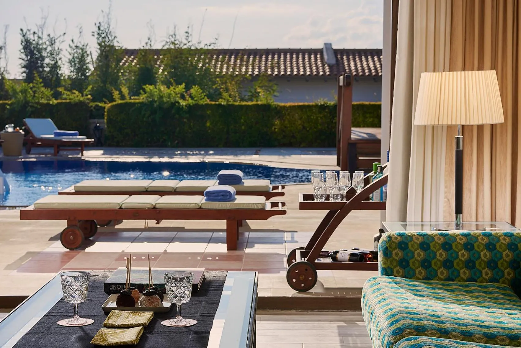 Pool view in Aldemar Olympian Village