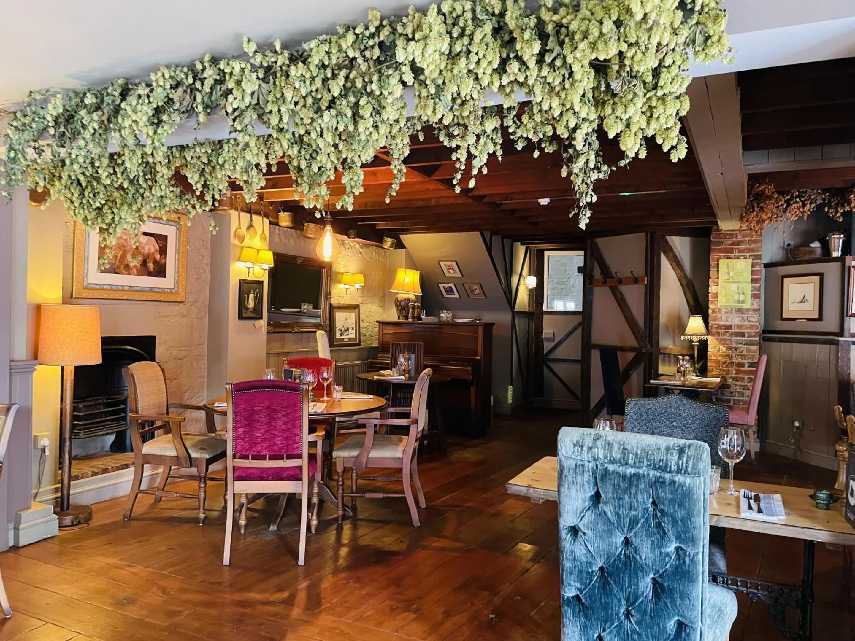 Dining area in The Greyhound Inn