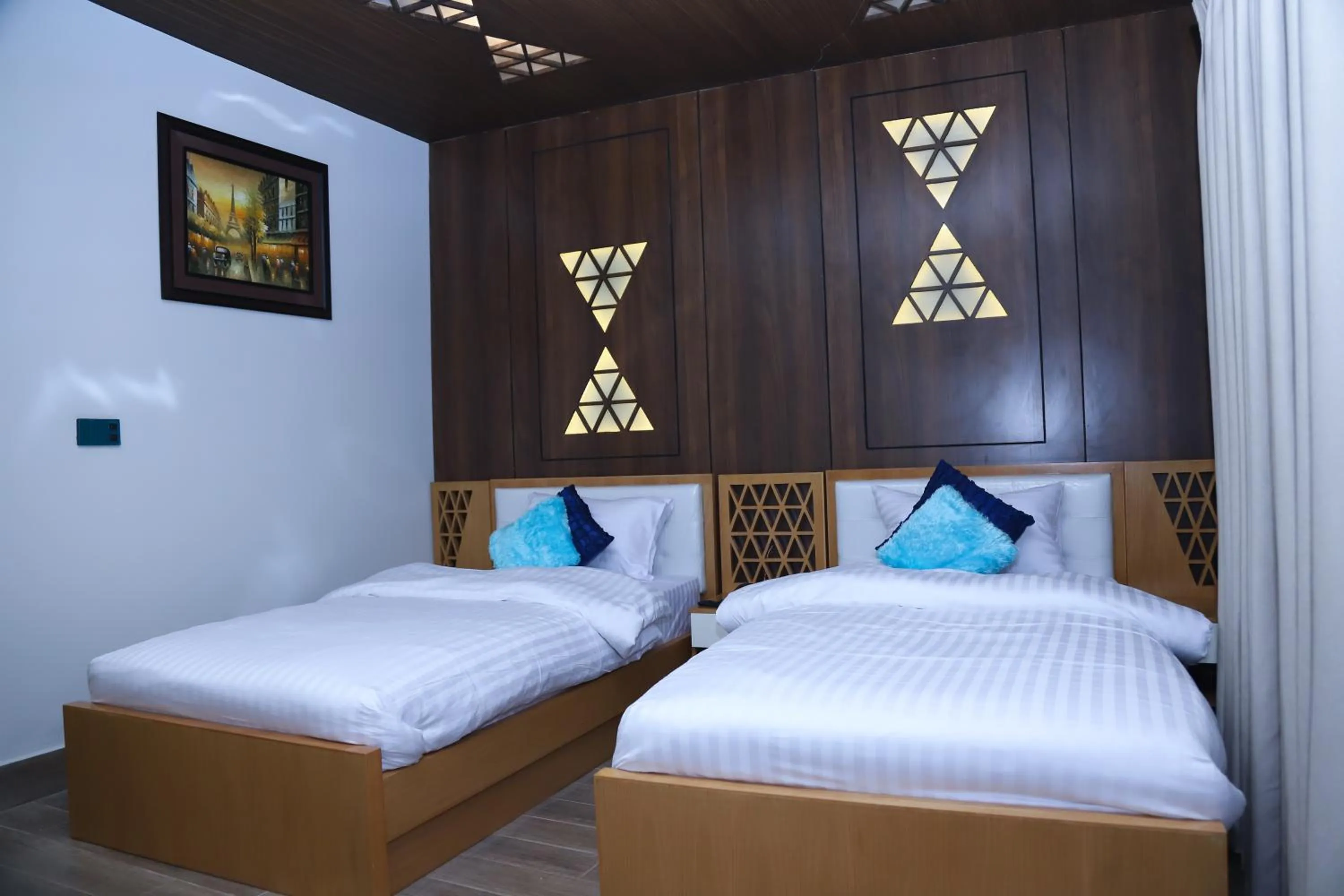 Bed in Grand Hotel Quetta