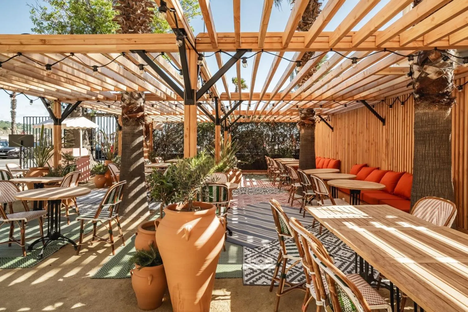 Patio in Villa Camille Hotel & Spa