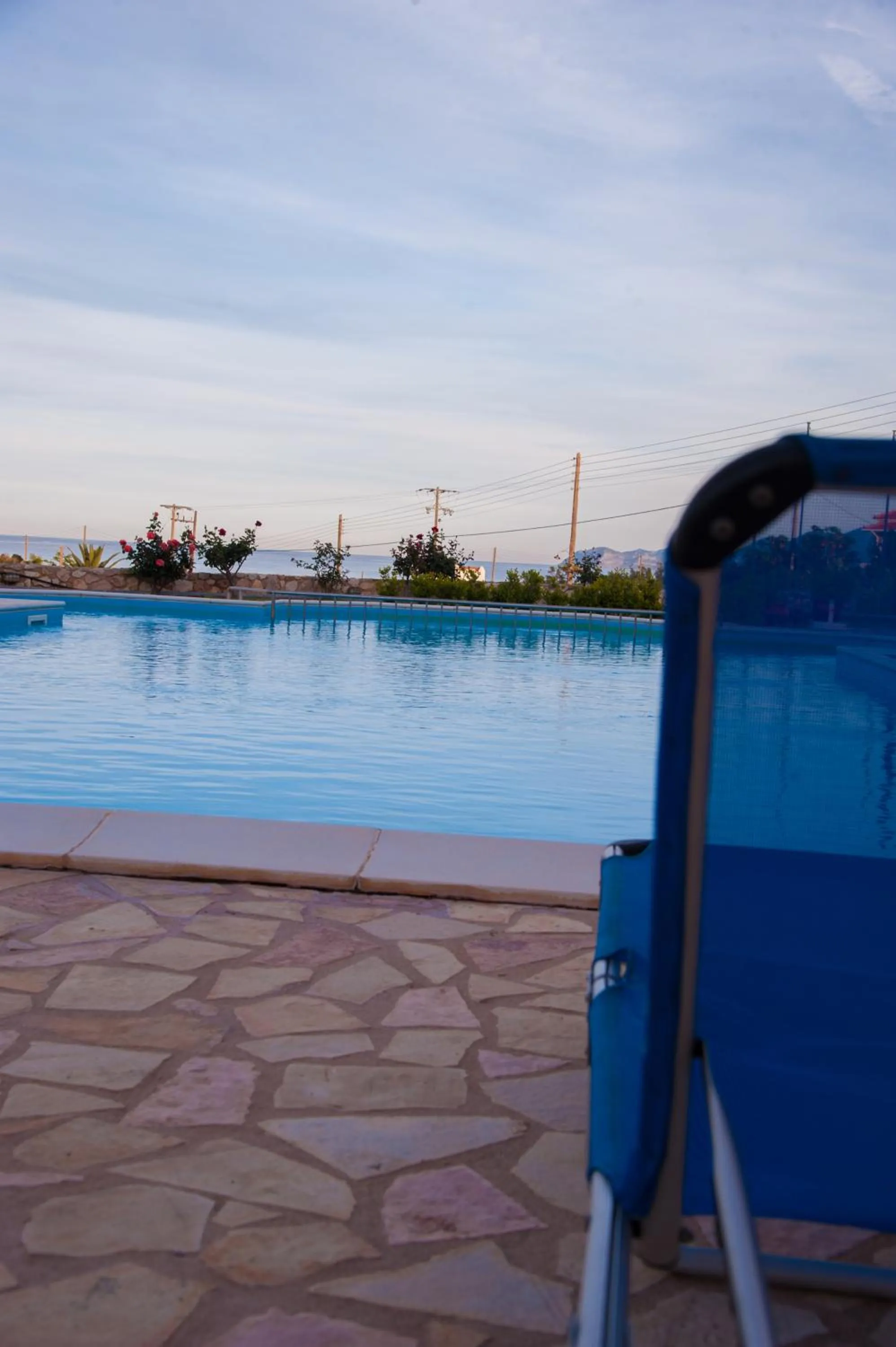 Pool view in Apartments Hotel & Studios, Xifoupolis