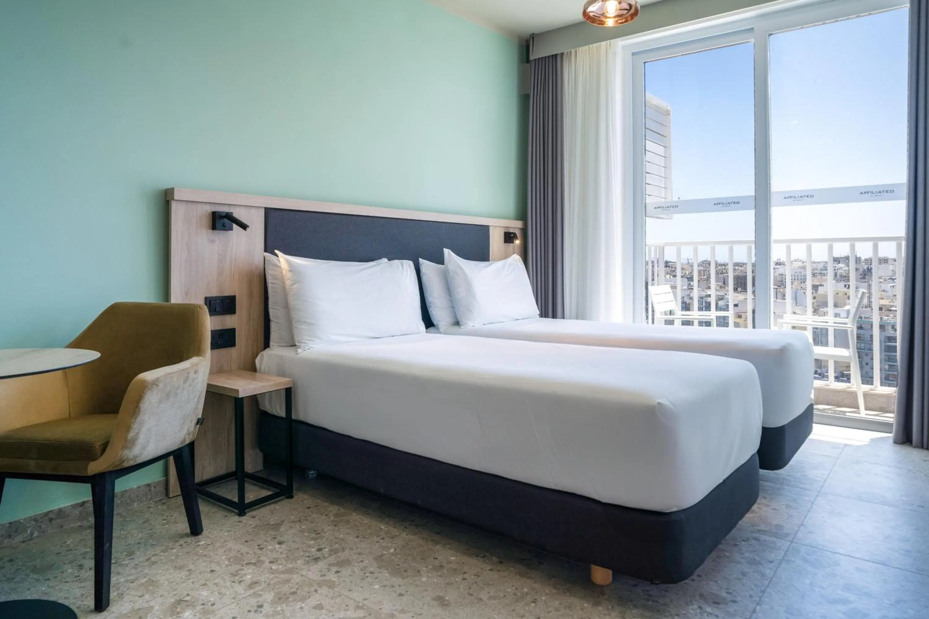 Bed in Hotel Scirocco St Julian's, Affiliated by Melia