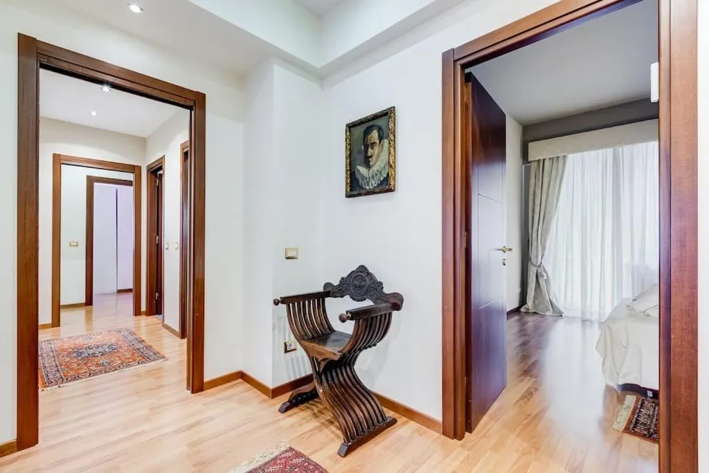 Photo of the whole room, Bed in Exclusive Apartment in Eur Lake