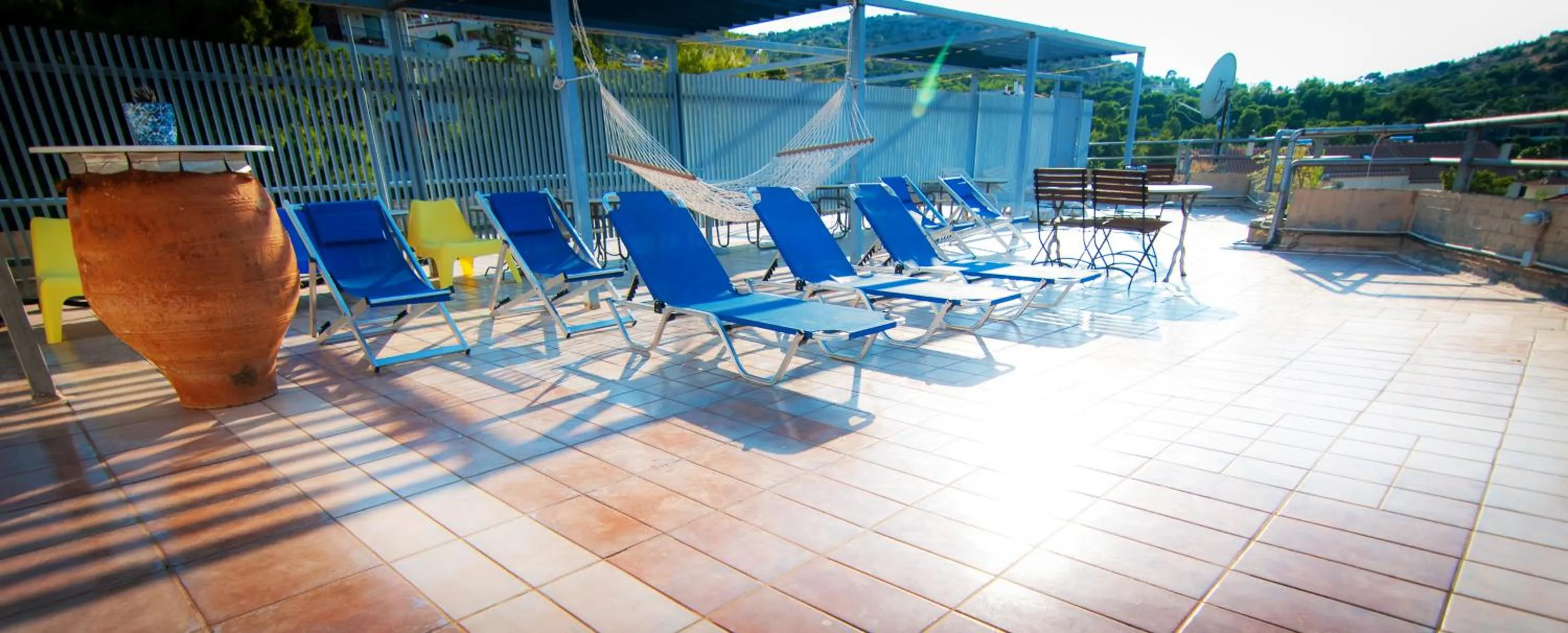 Balcony/Terrace in Apollonia Hotel Apartments