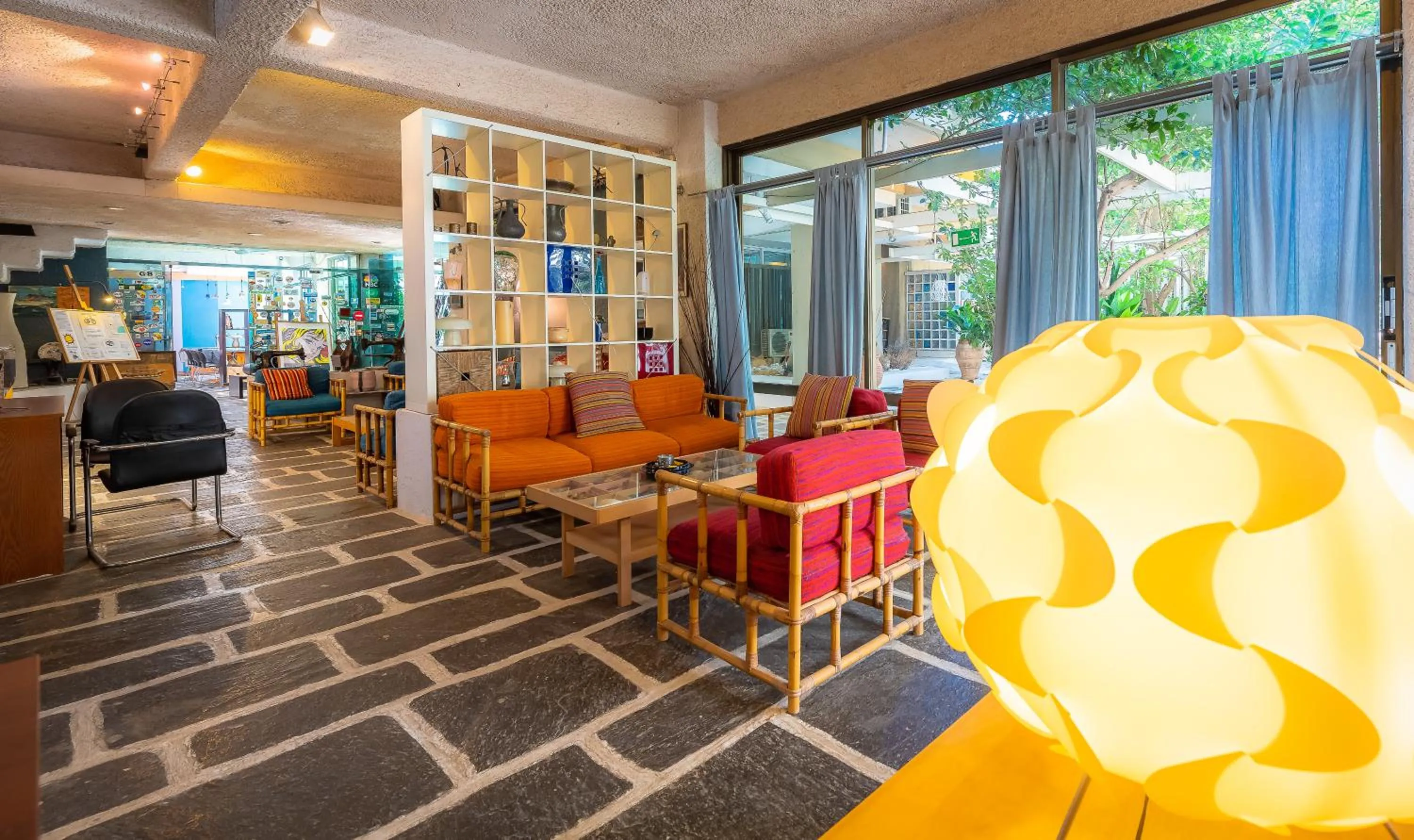 Lobby or reception in Apollonia Hotel Apartments