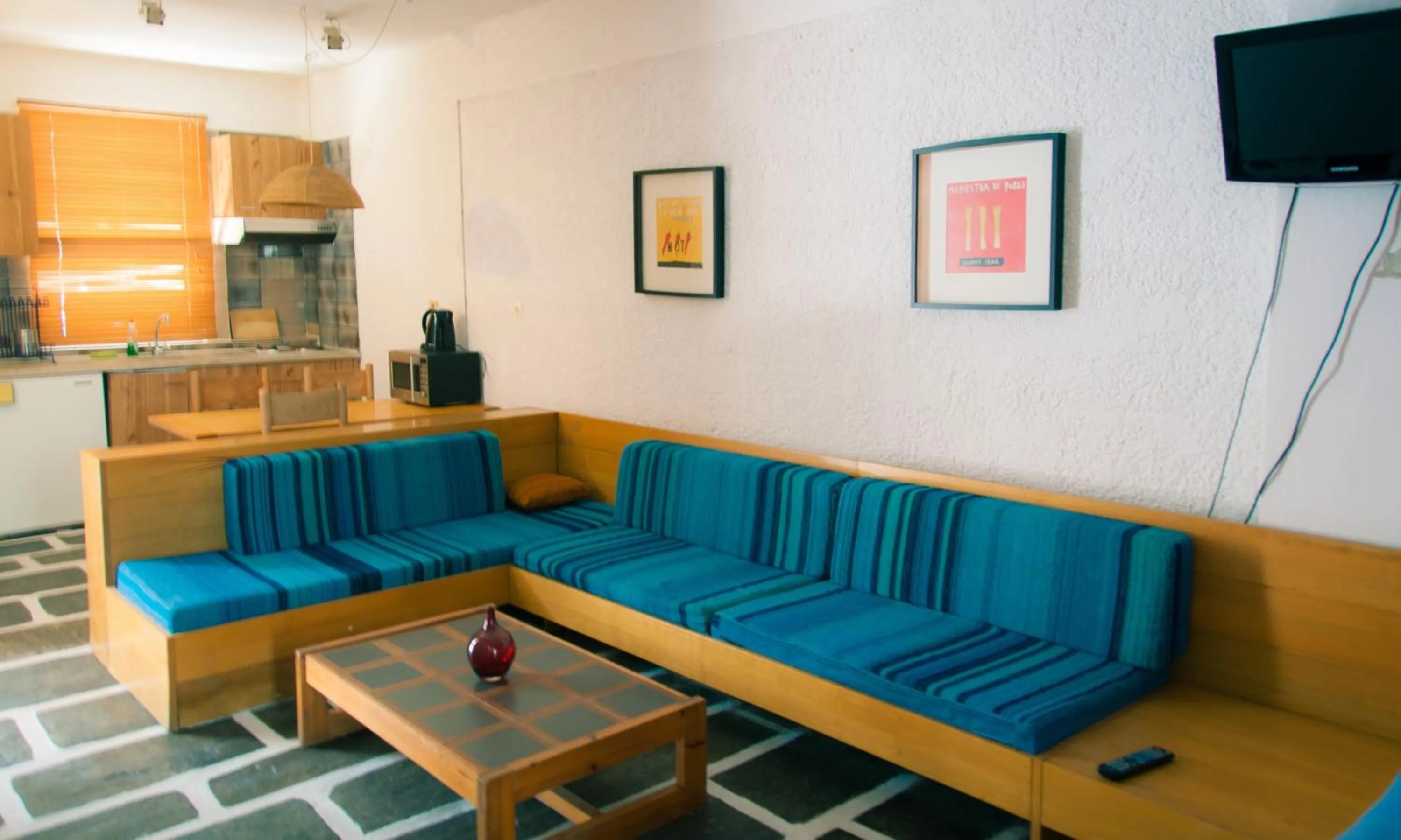 Living room in Apollonia Hotel Apartments