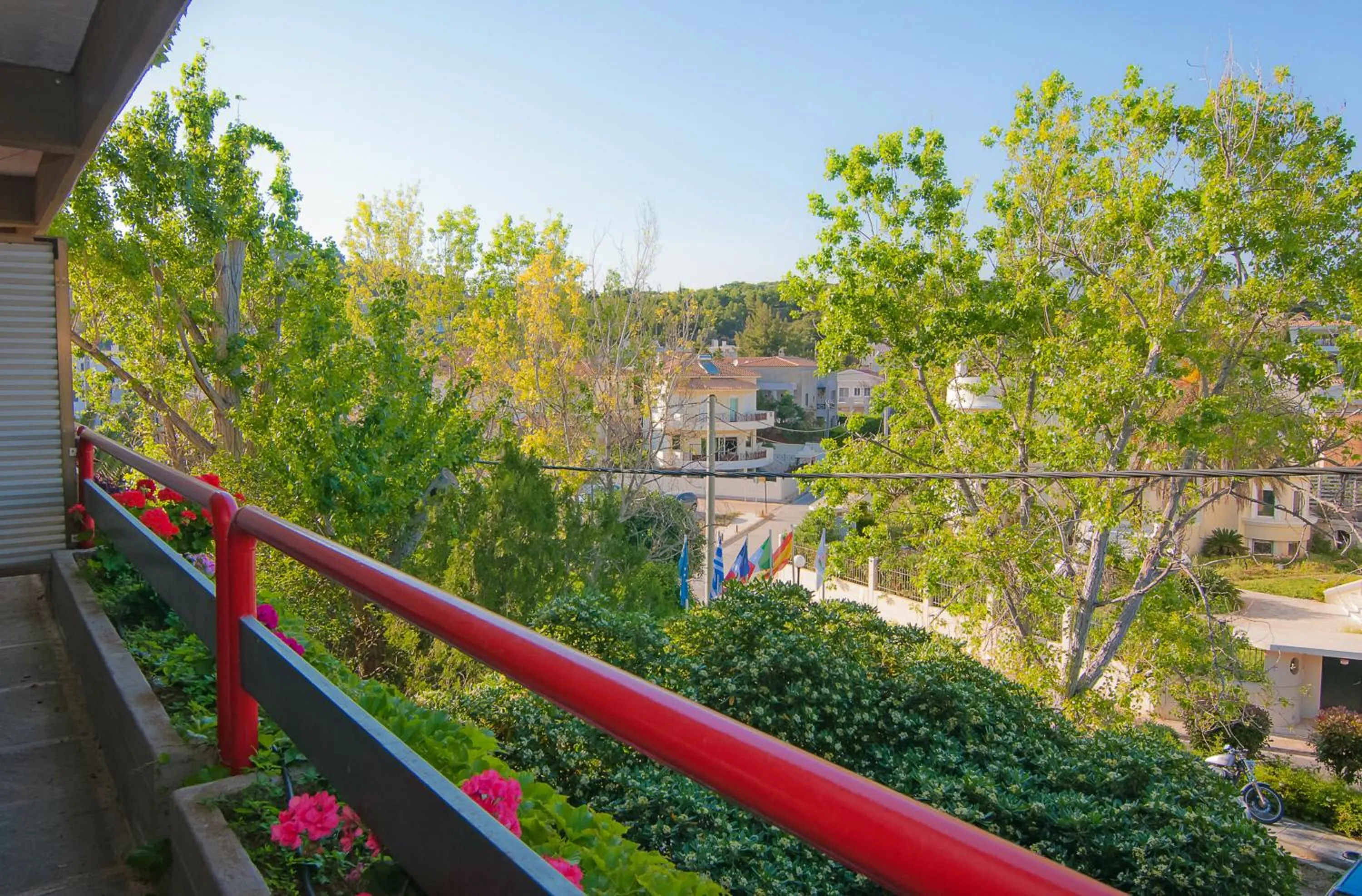 Balcony/Terrace in Apollonia Hotel Apartments