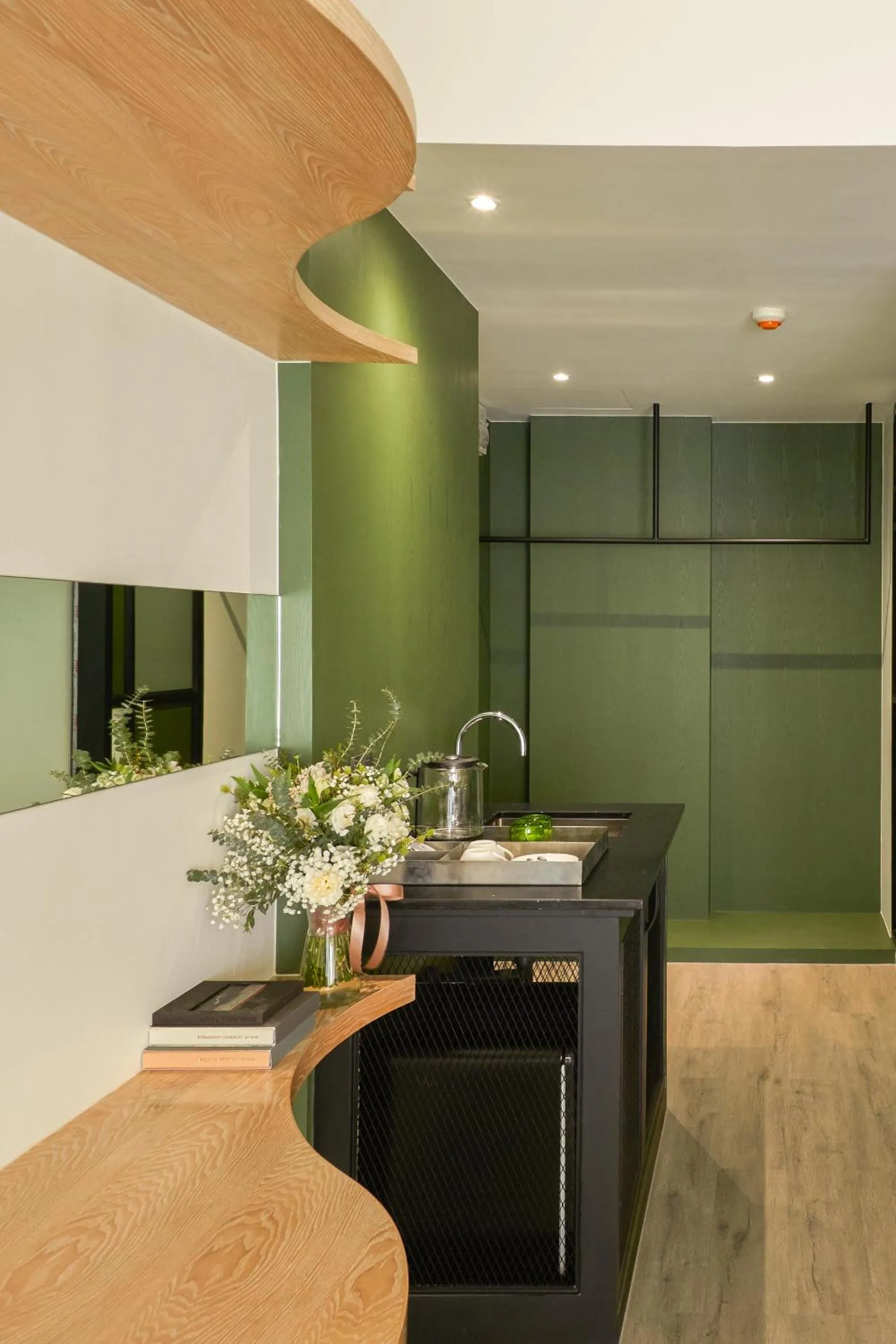 Kitchen or kitchenette in Hotel Sapin