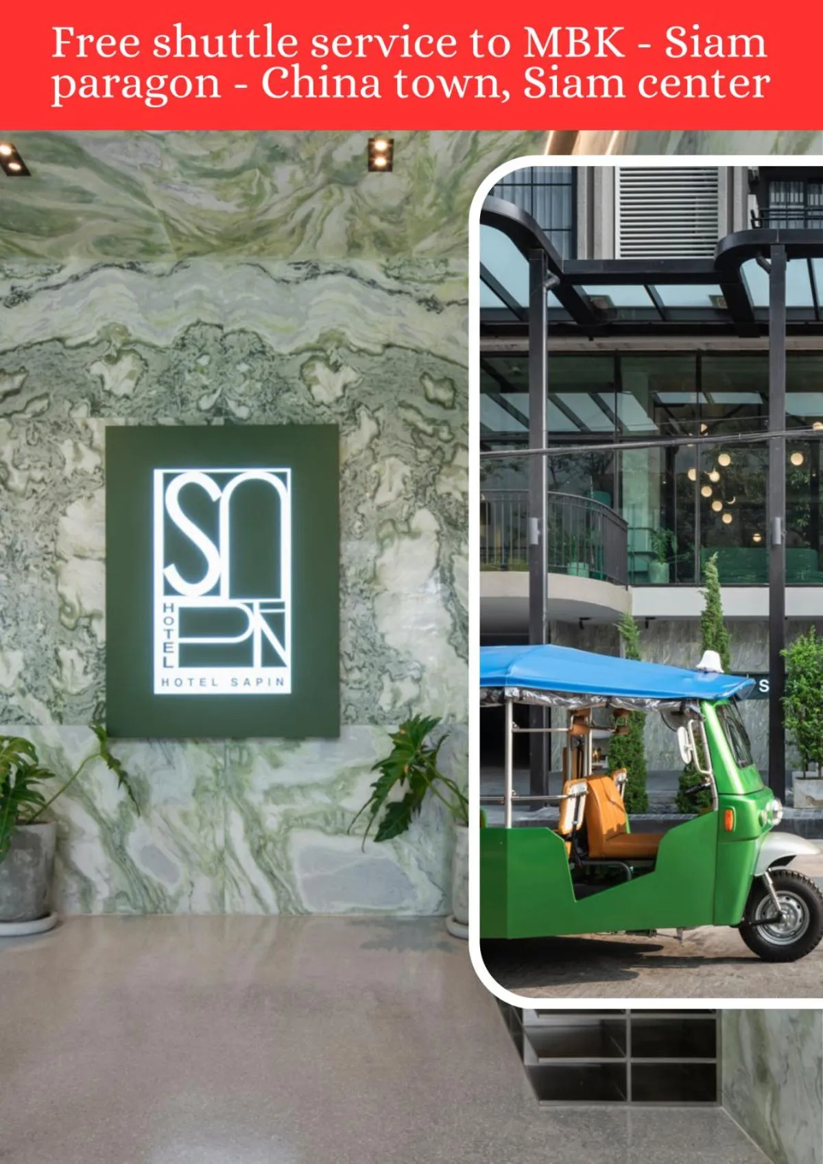 Area and facilities in Hotel Sapin