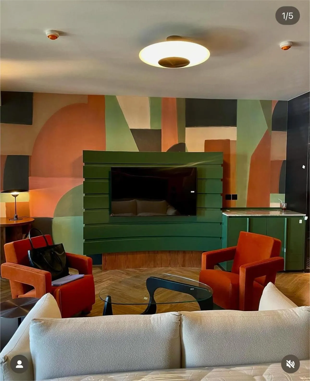 Living room in Hotel Sapin