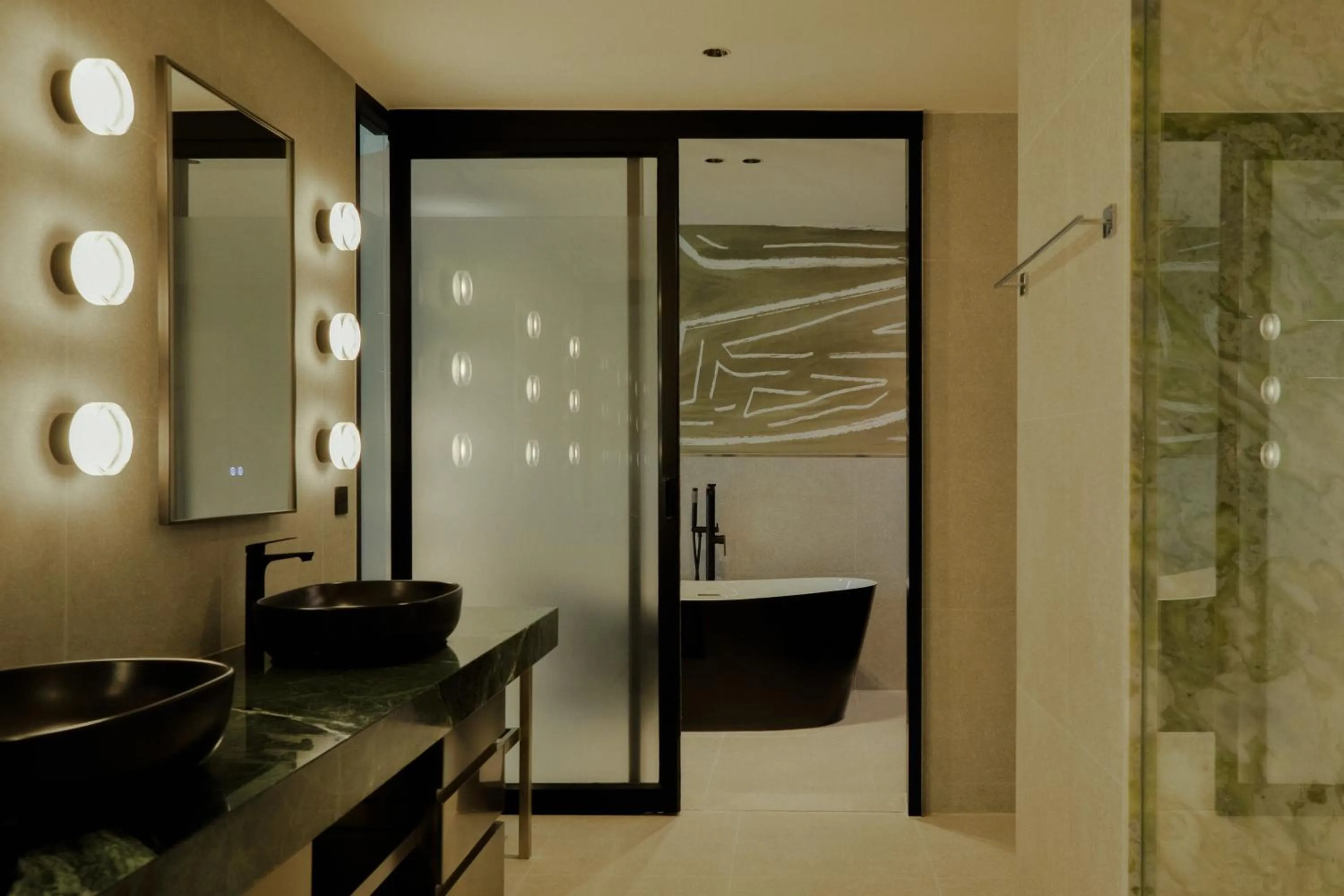 Bathroom in Hotel Sapin