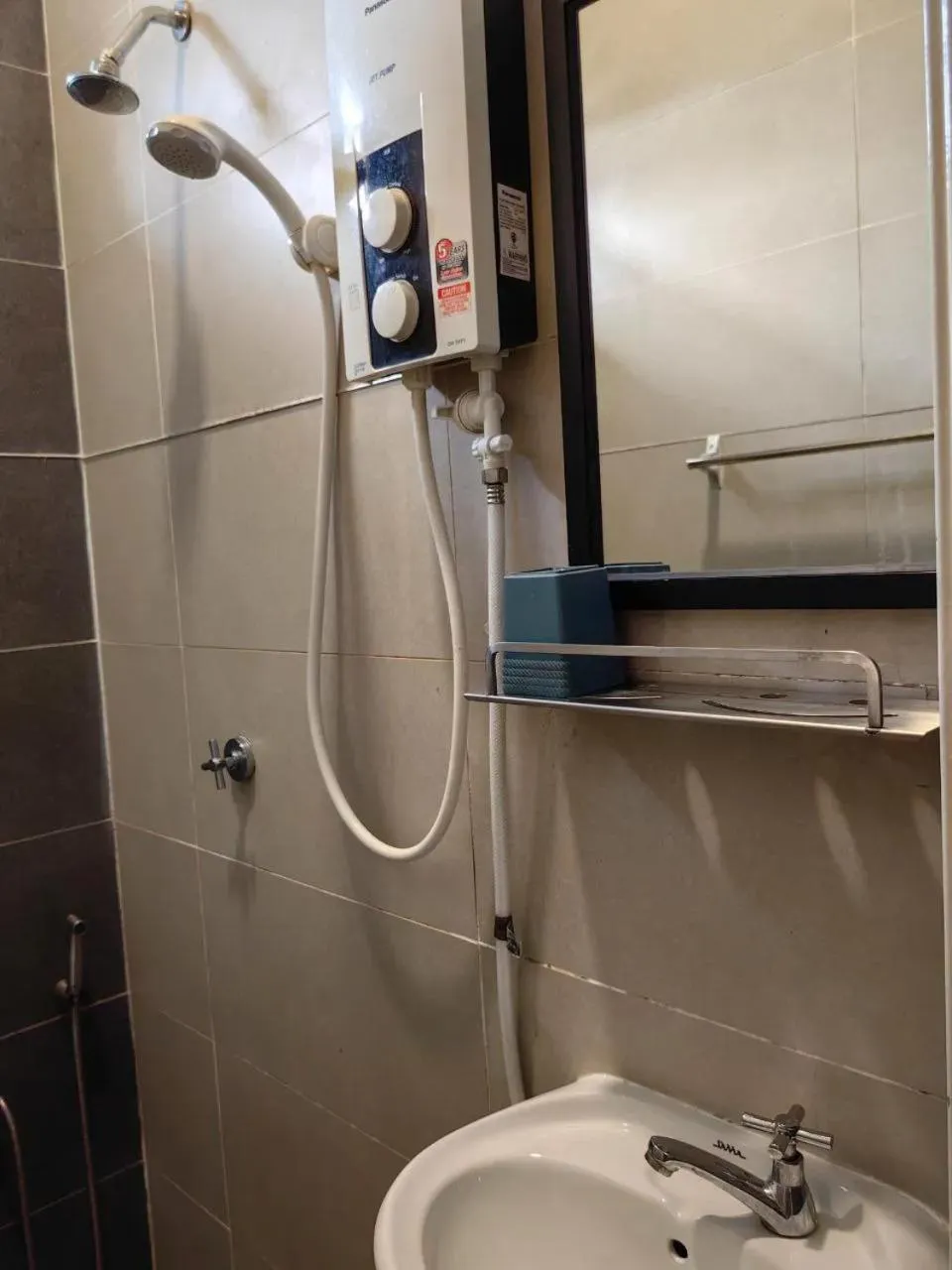 Shower in Grapevine Garden