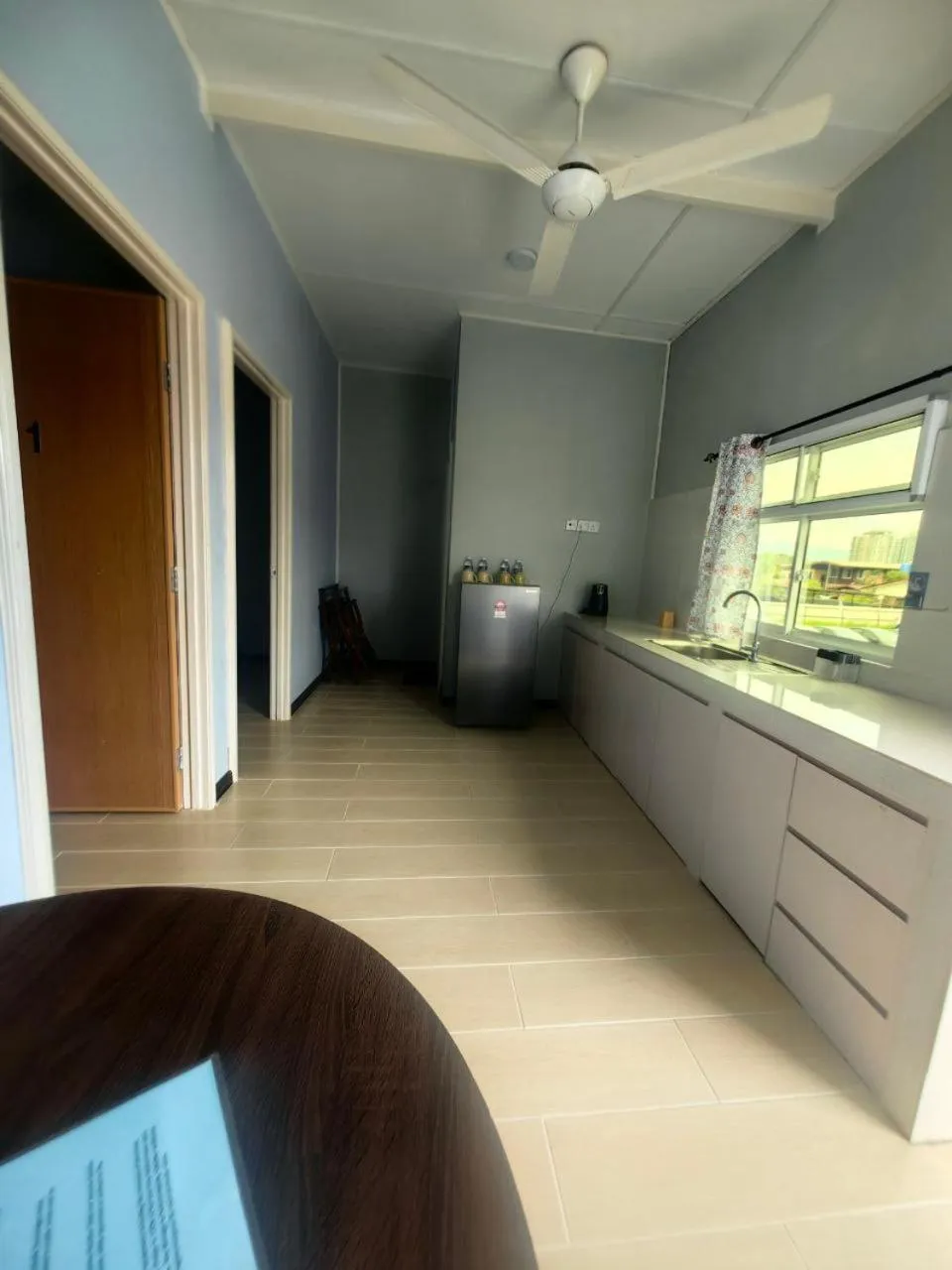 Kitchen or kitchenette, Bed in Grapevine Garden