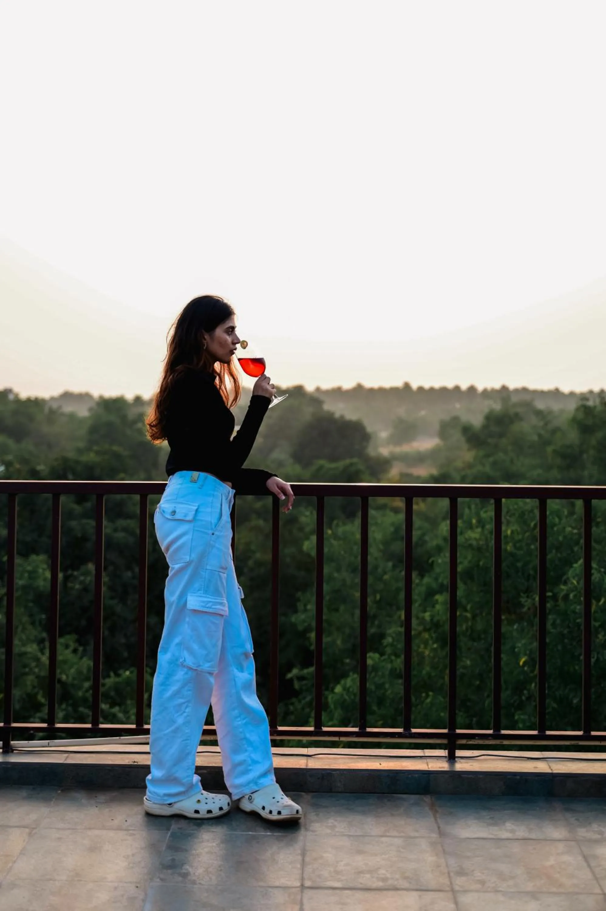 Balcony/Terrace in Locomo Boutique, Morjim - Cozy tropical stay, near beach