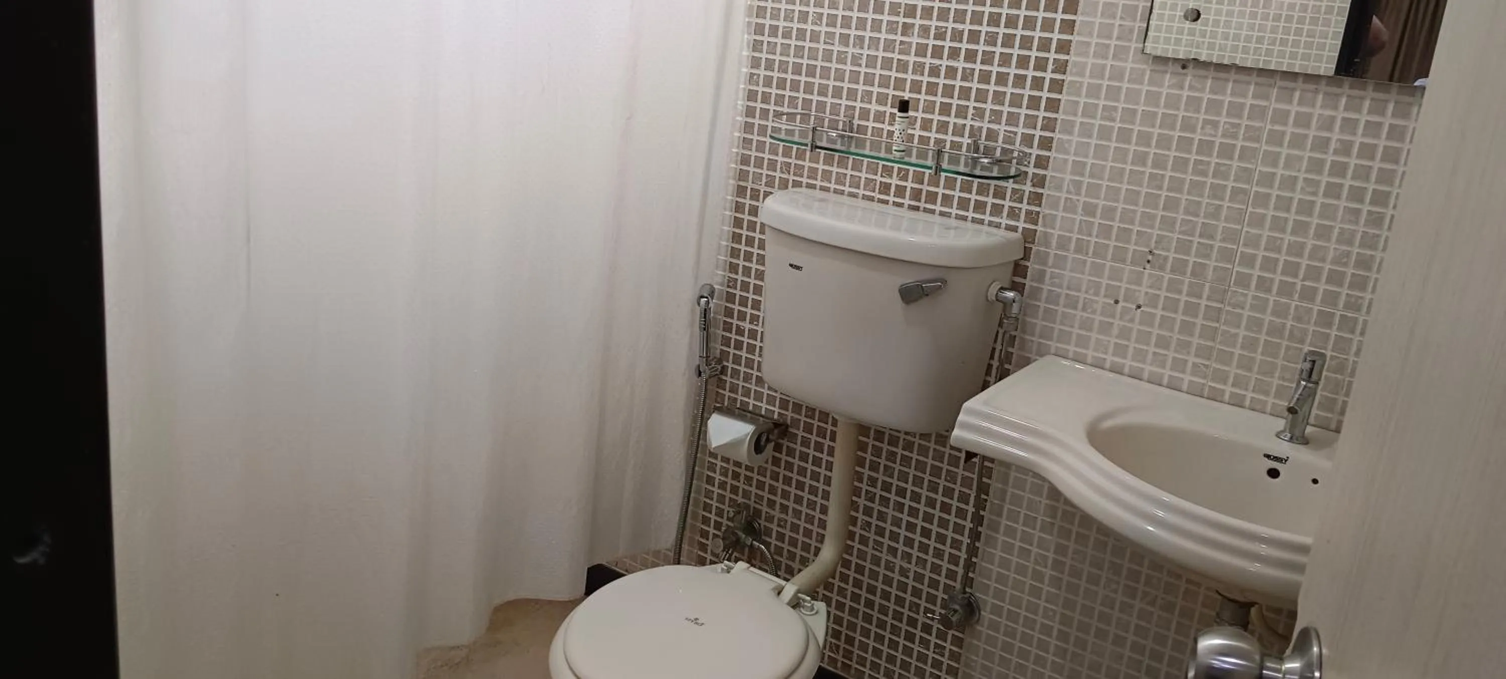 Toilet in Hotel Bagga International