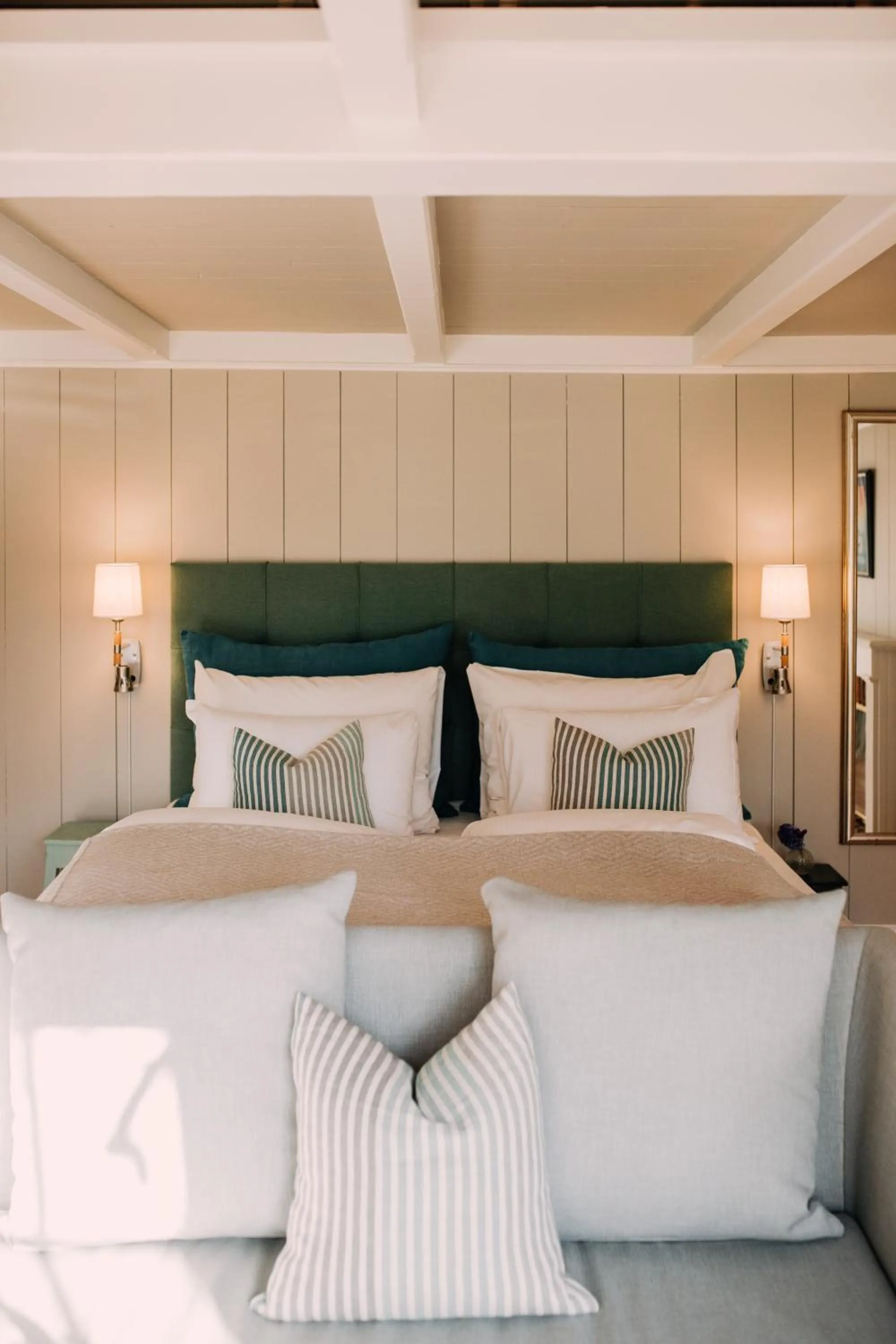 Bed in Engø Gård Hotel & Restaurant