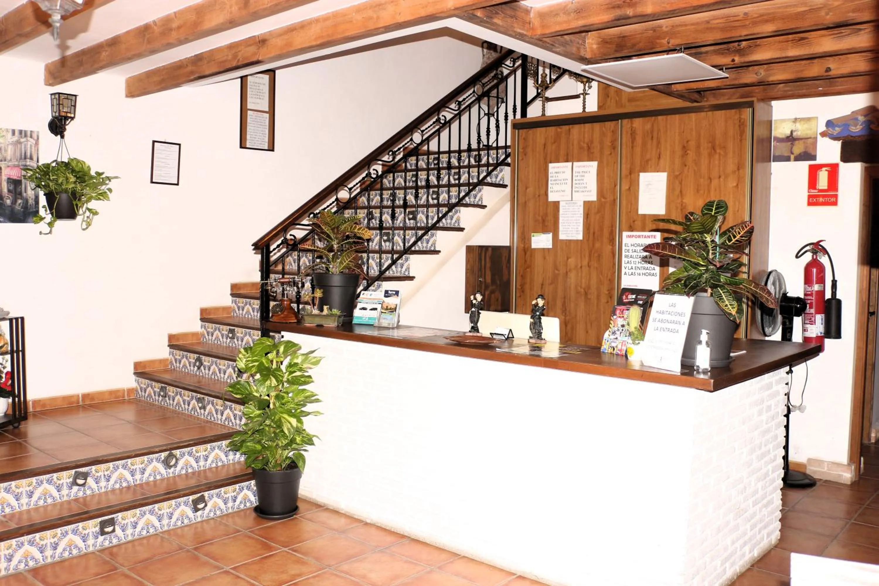 Lobby or reception in Hostal Rural Turre