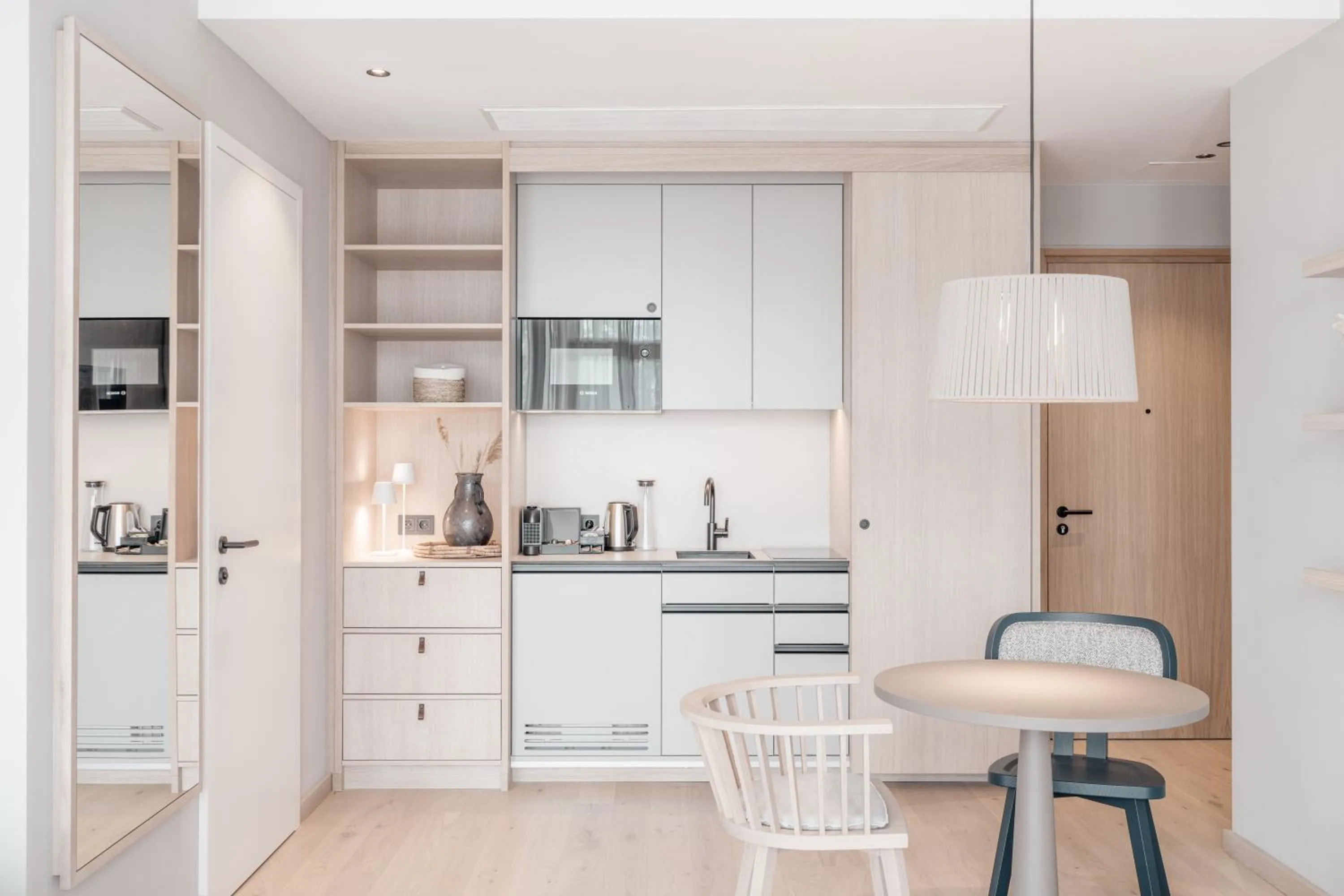 Kitchen or kitchenette in Nils am See - ADULTS ONLY ab 18 Jahren