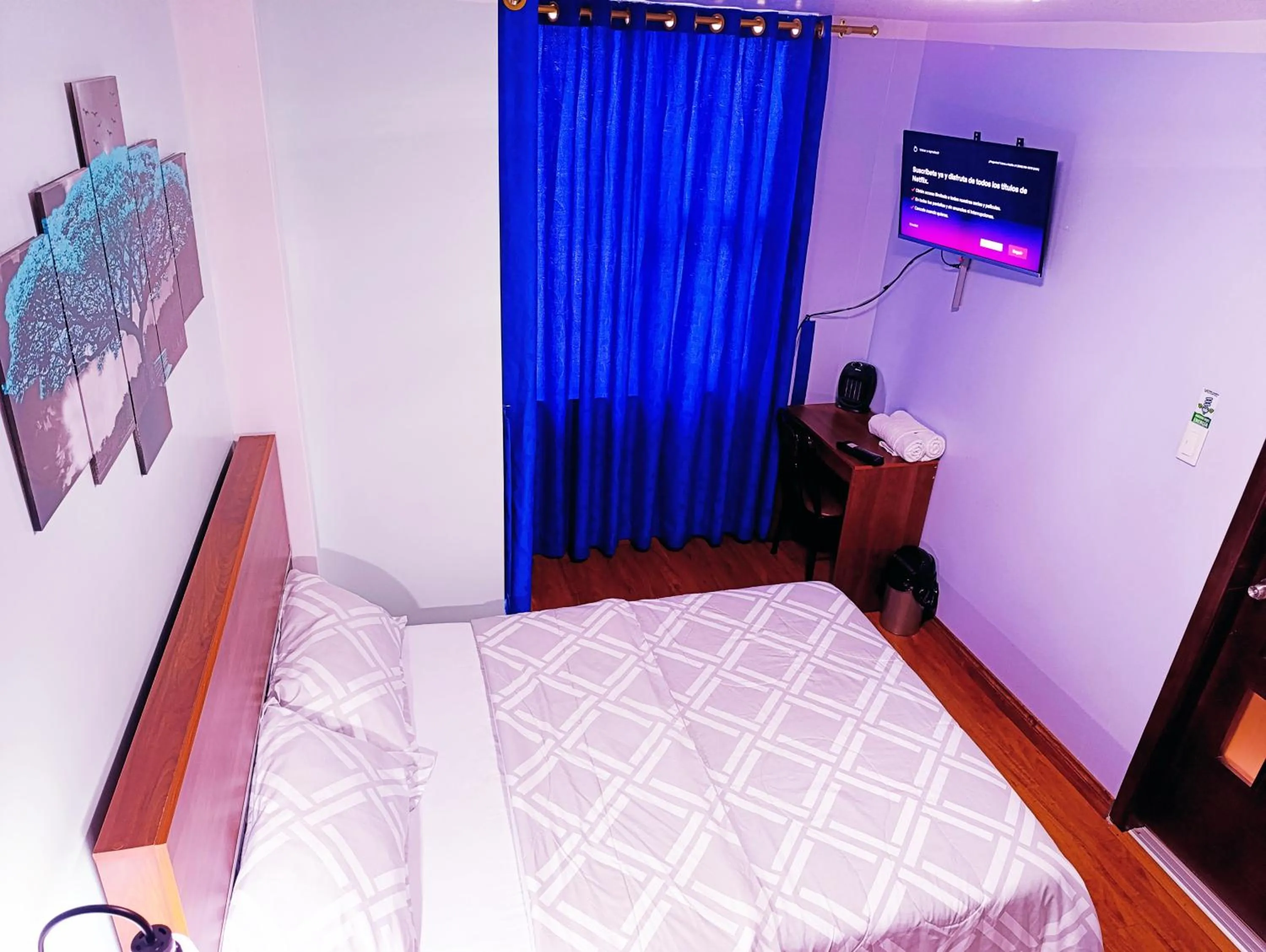 Bed in Hostal Valle Andino