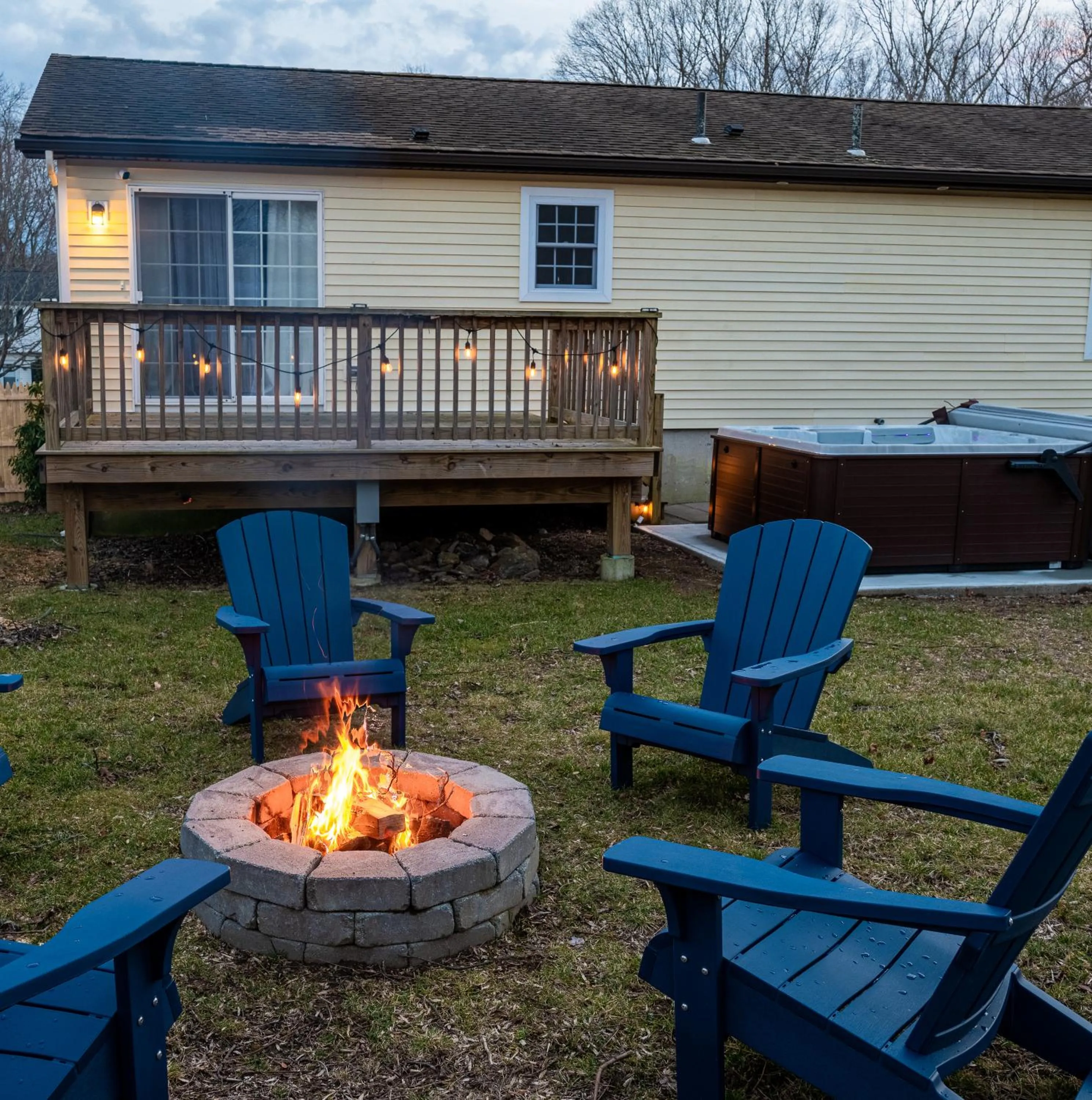 NEW! Updated Mystic Home w/ Sauna, Hot Tub & Deck