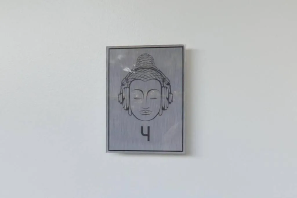 Decorative detail in Wonderful and calm studio in Miami