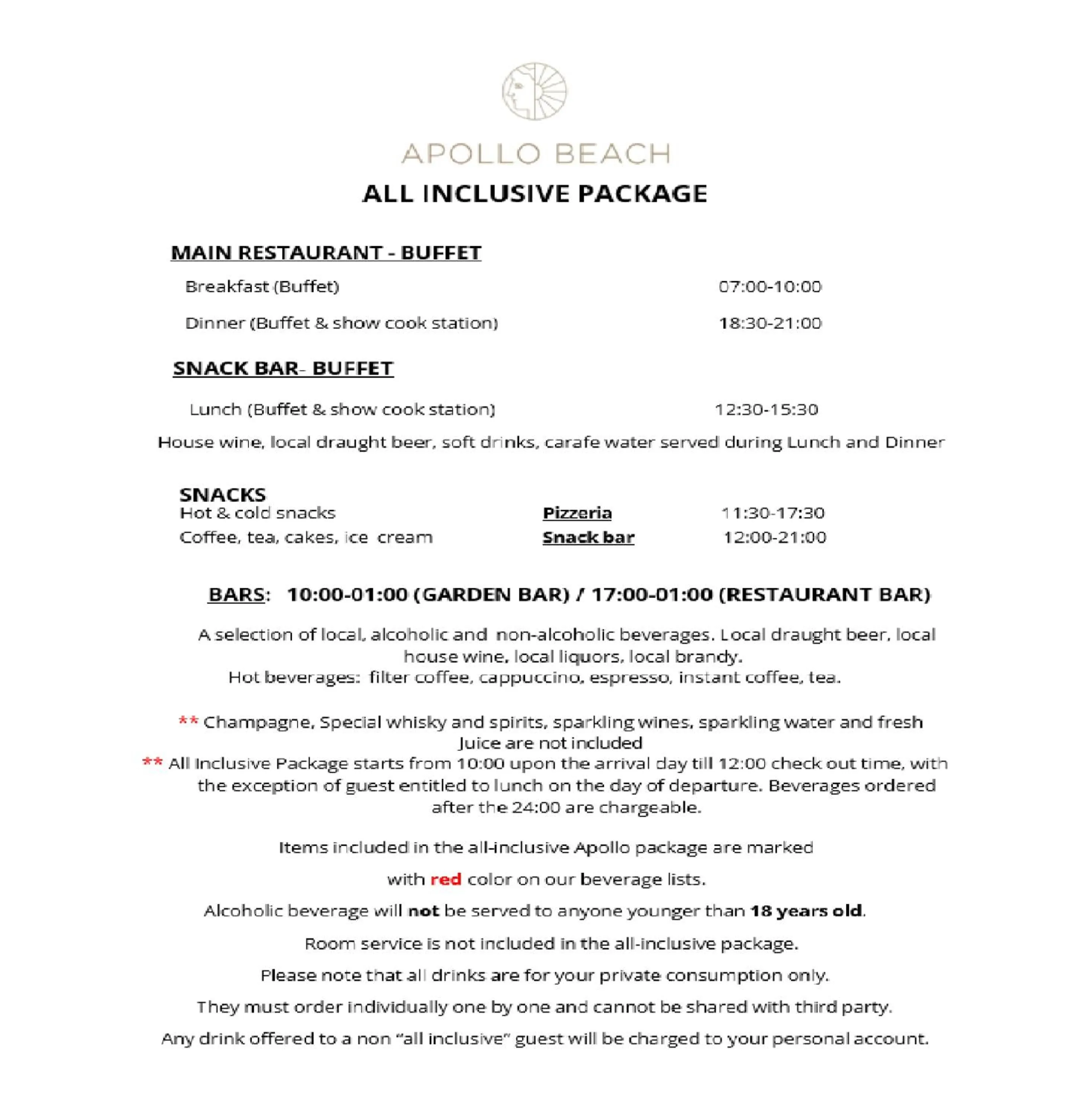 Restaurant/places to eat in Apollo Beach