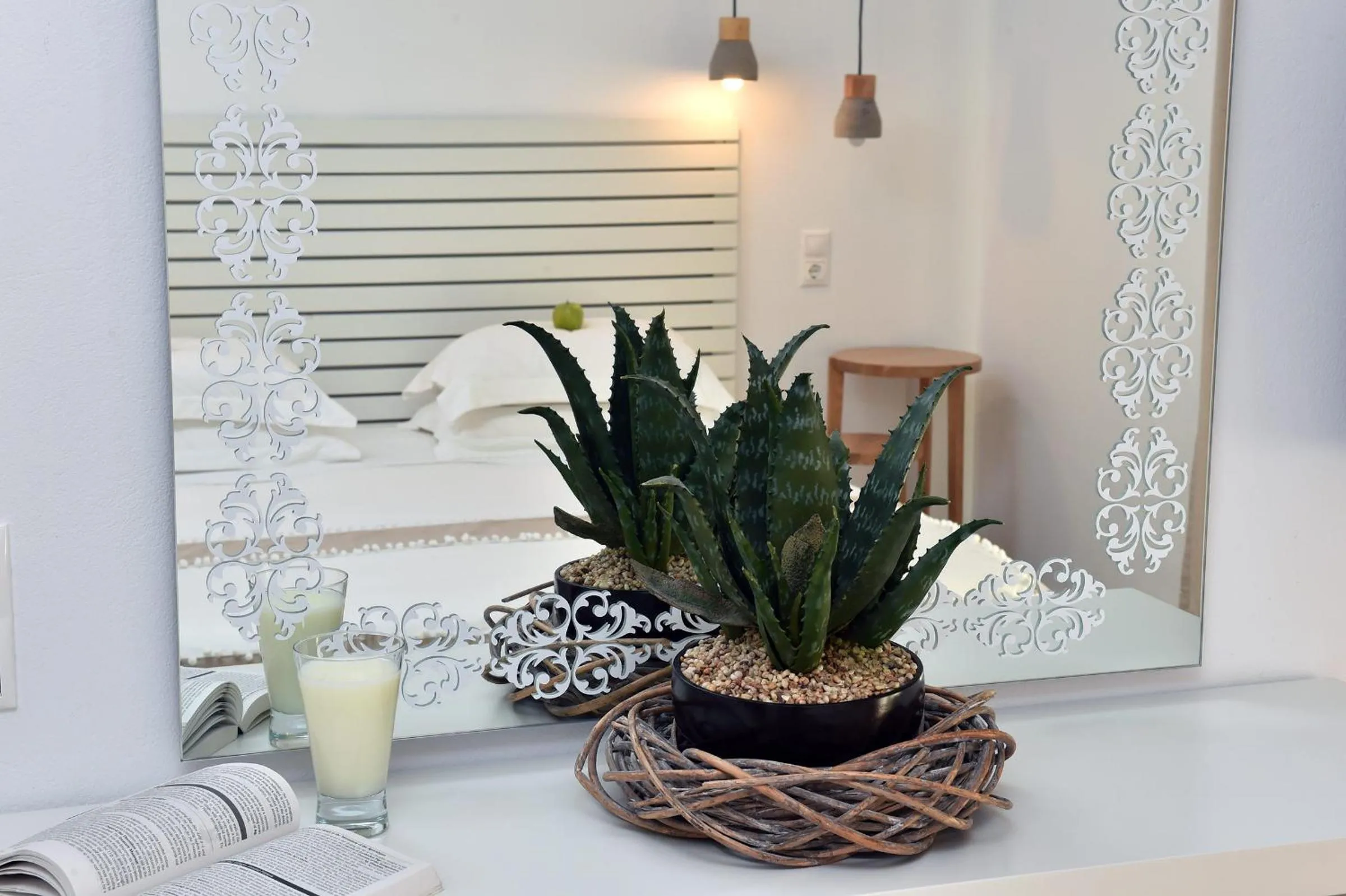 Decorative detail in Apollon Boutique Hotel