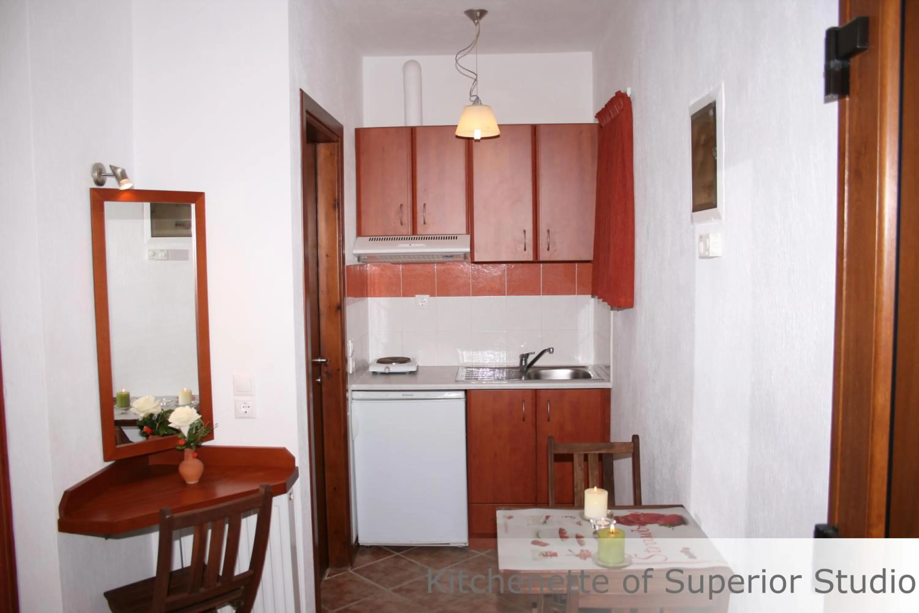 Kitchen or kitchenette in Eye Q Resort Seaview