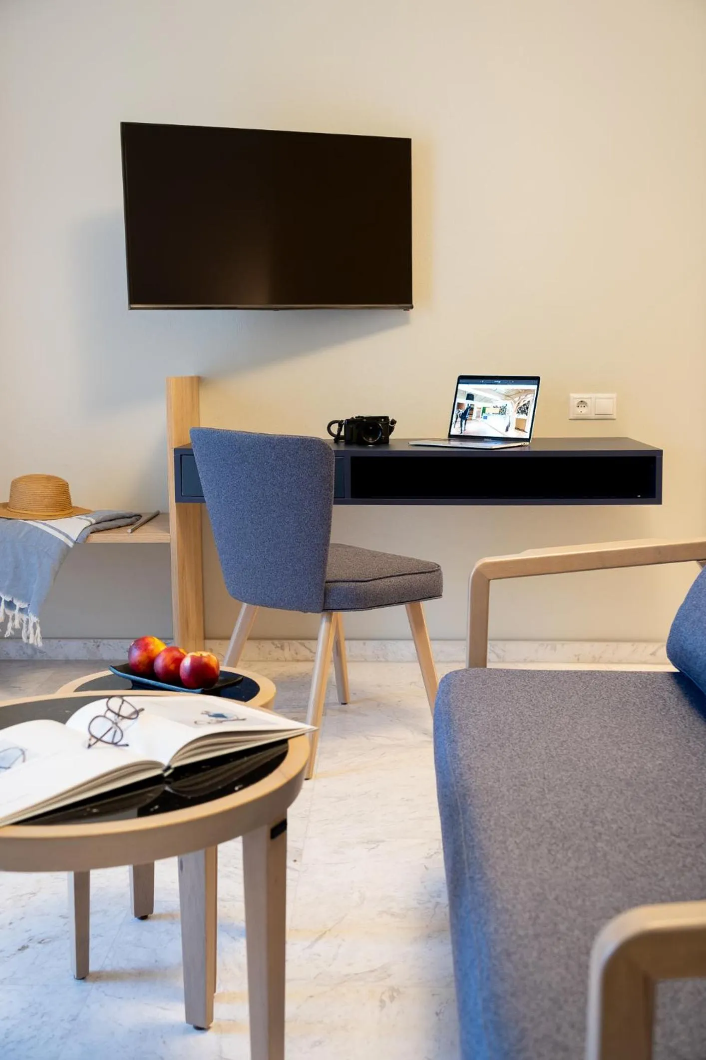 Seating area in Bourtzi Hotel