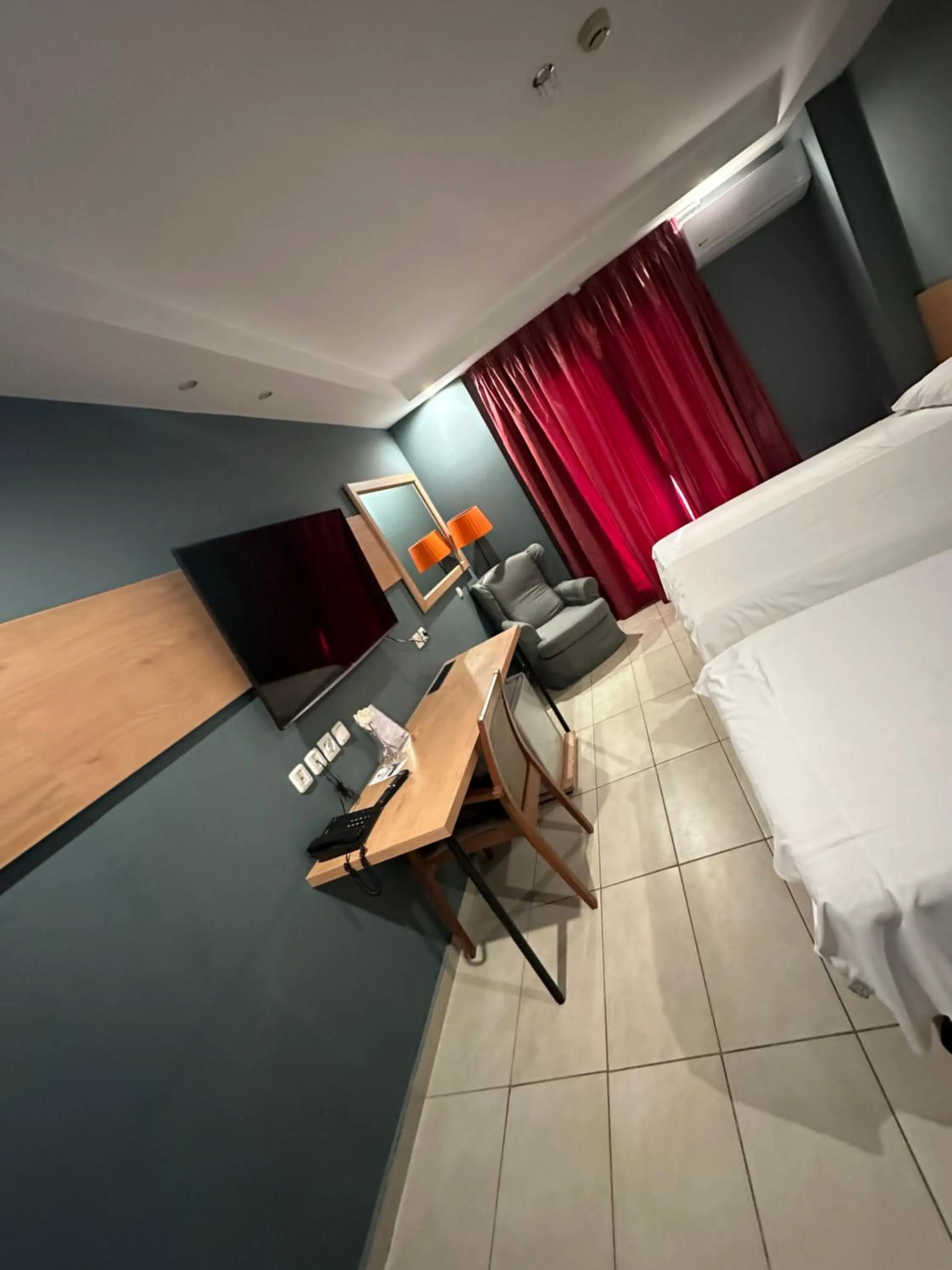 Bed in Athina Airport Hotel