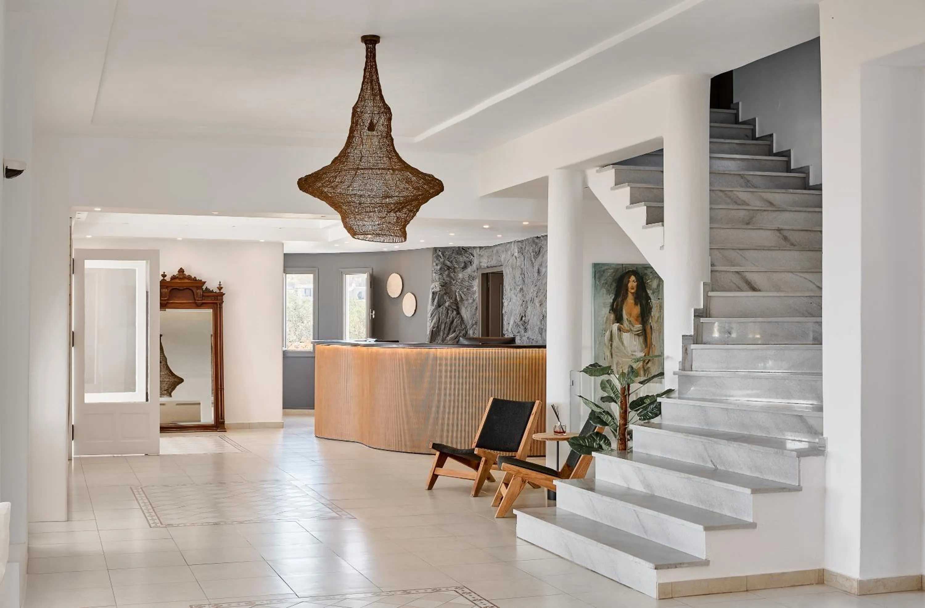 Lobby or reception in Paros Agnanti Resort & Spa