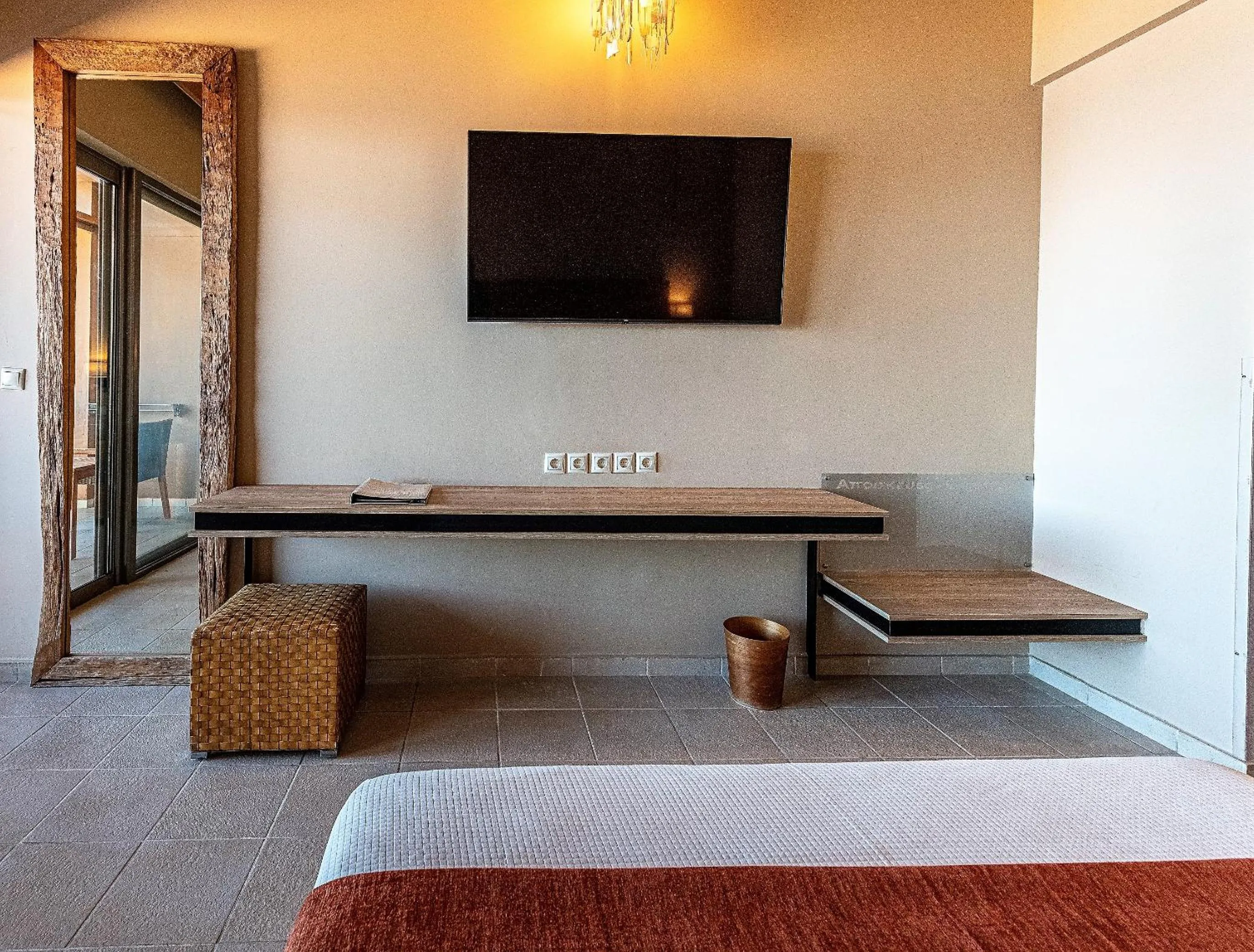 Decorative detail, Bed in Aegeon Beach Hotel