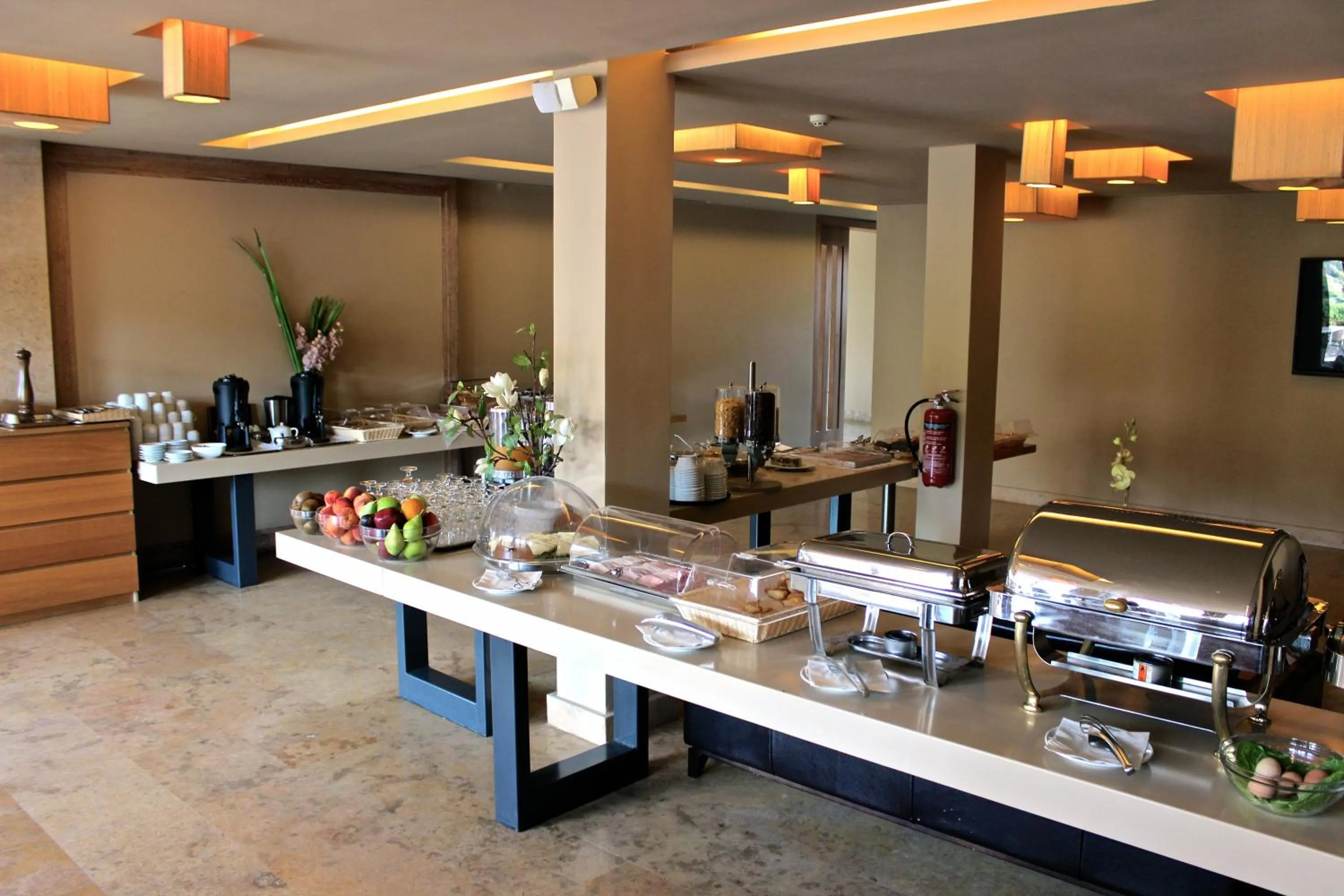 Continental breakfast in Aegeon Beach Hotel