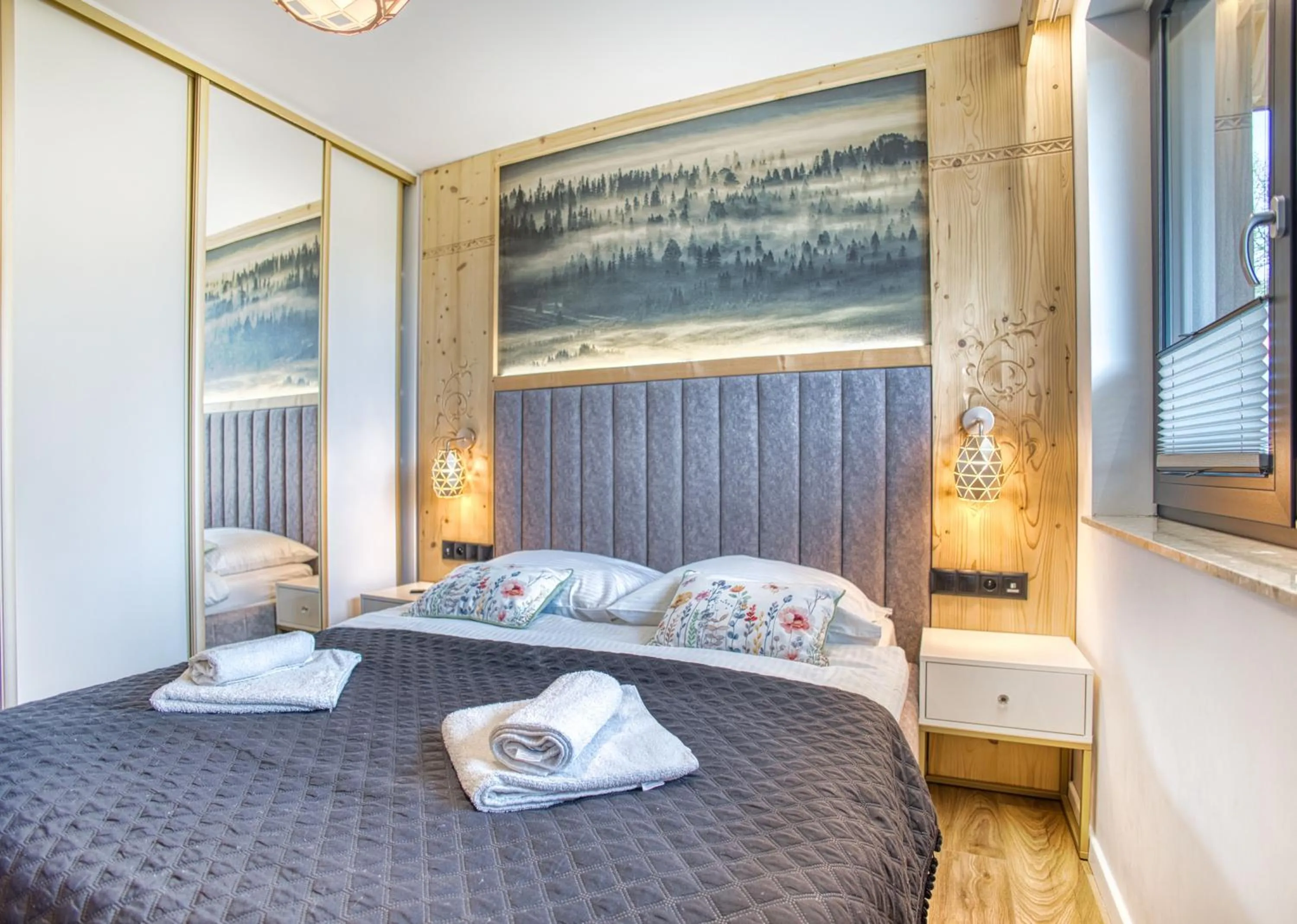 Bed in Santa Angela Solina Resort & SPA