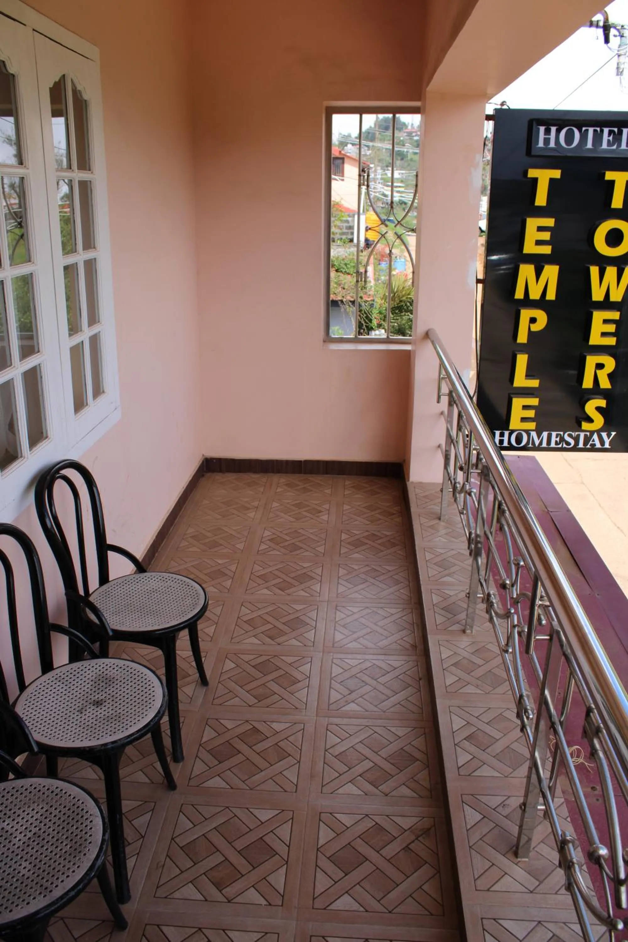 Balcony/Terrace in Hotel Temple Towers