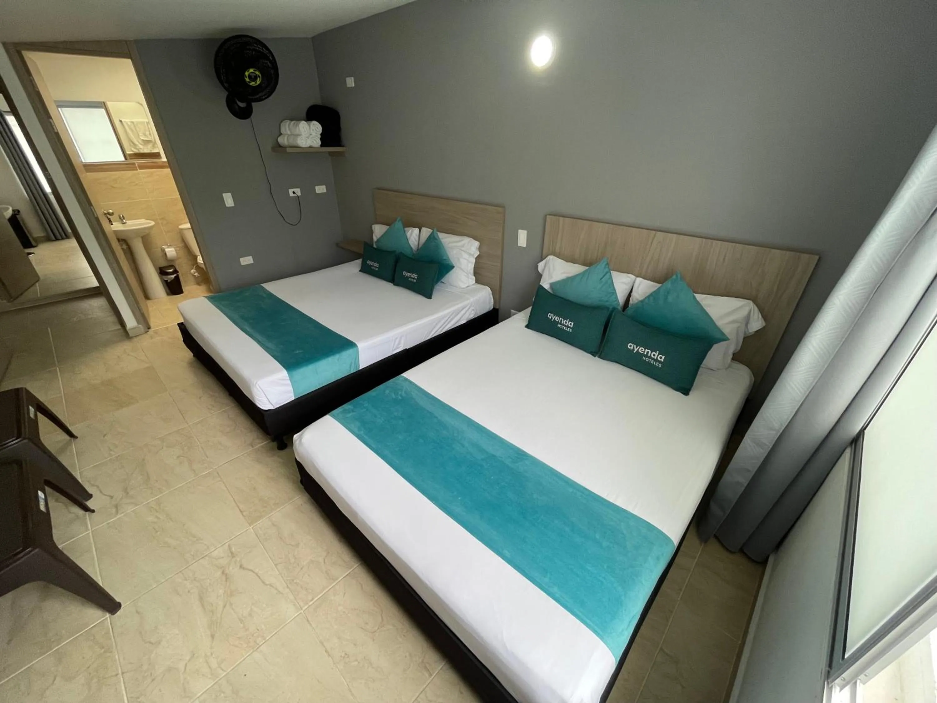 Bed in Hotel 12 Nights