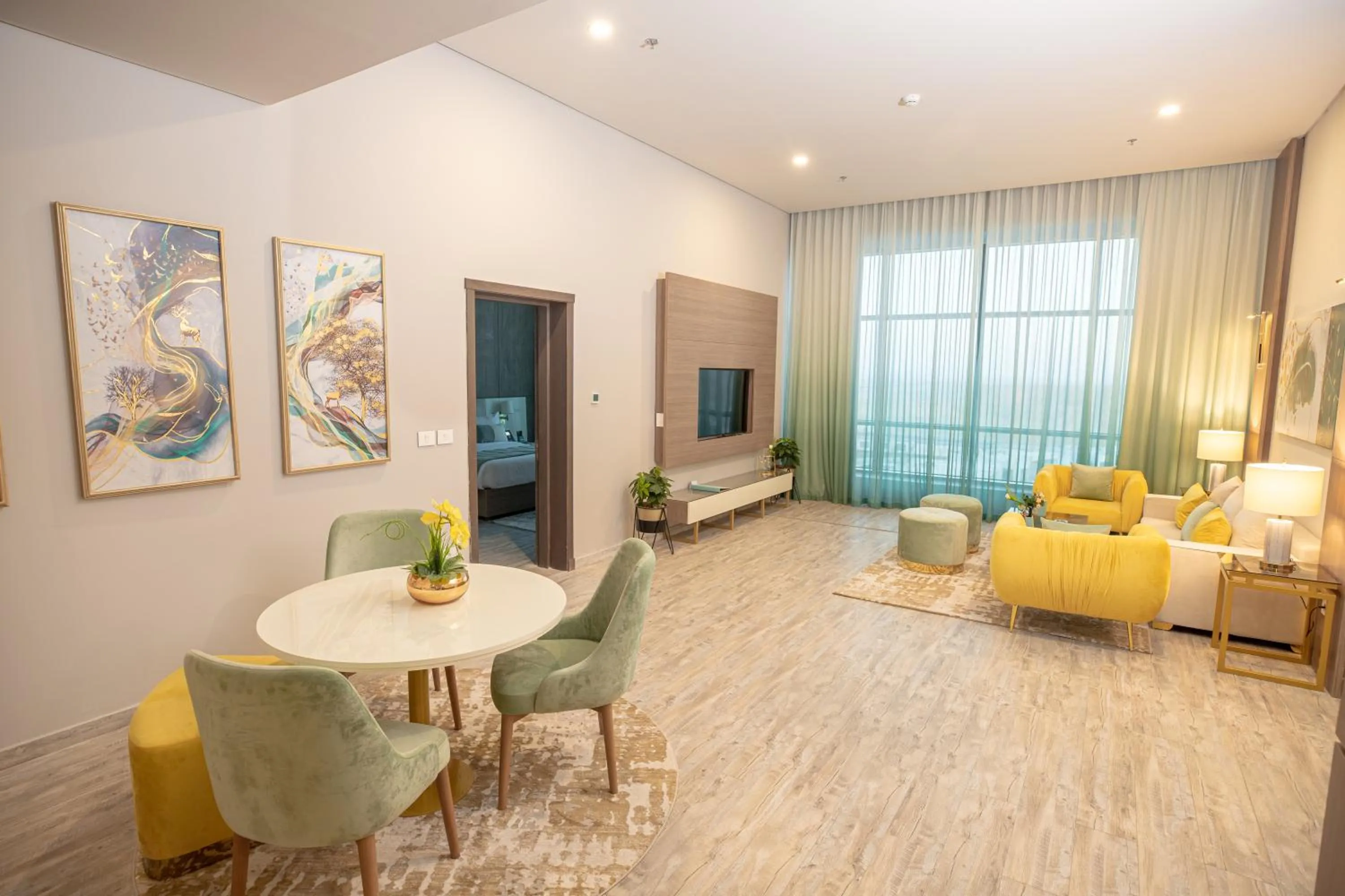 Living room in Tolip Olympic International City