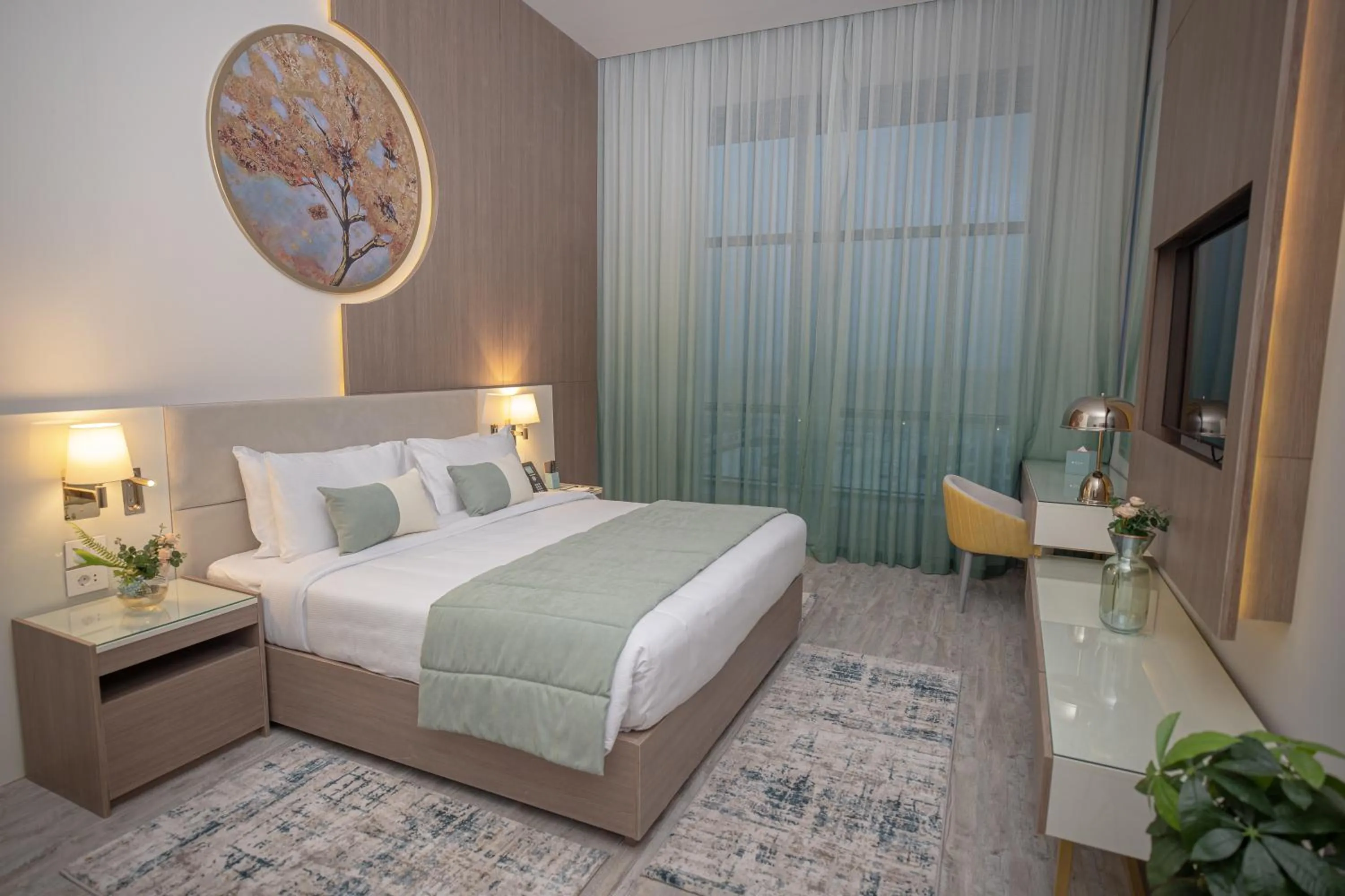 Bedroom, Bed in Tolip Olympic International City