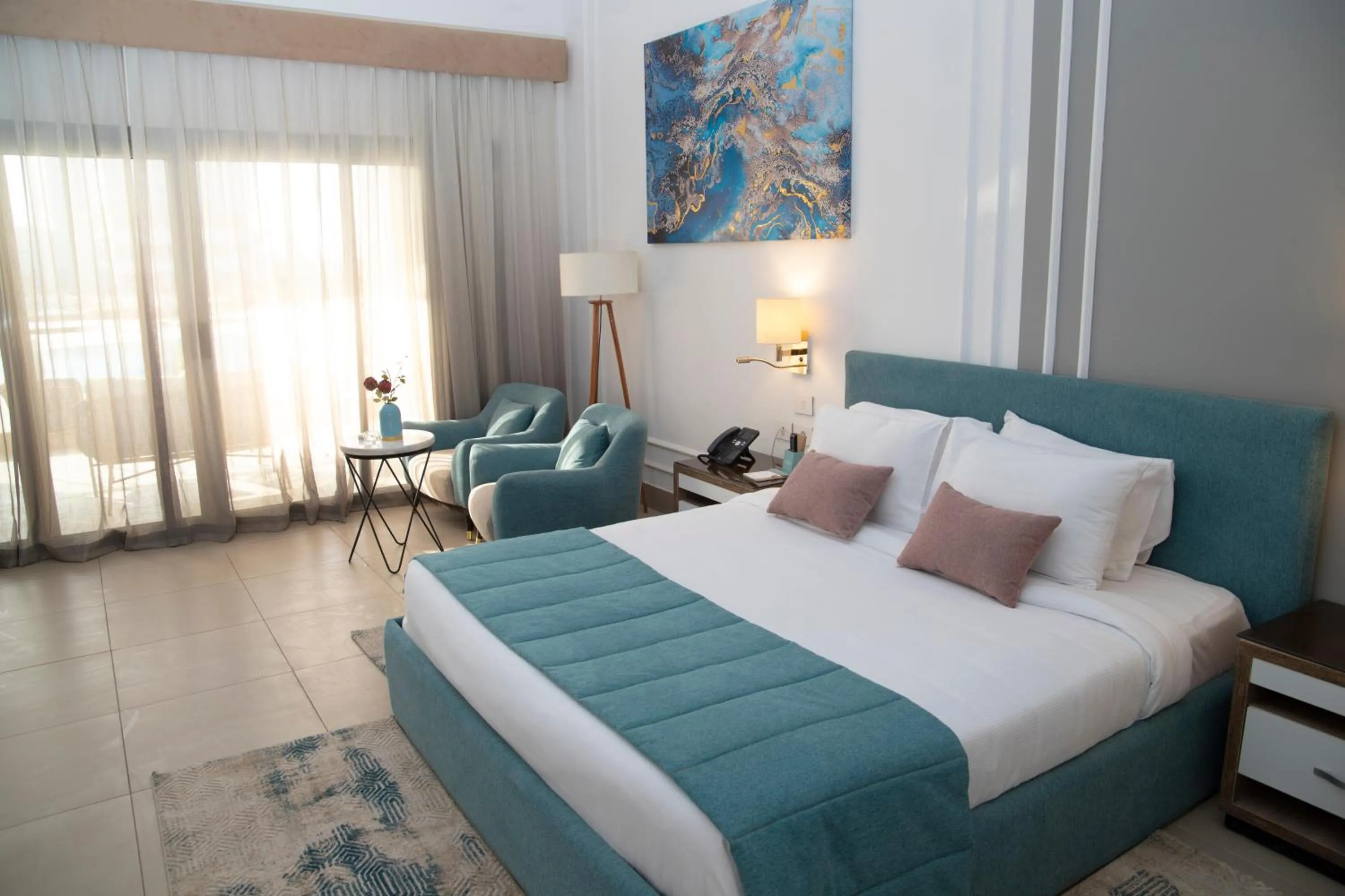 Bedroom, Bed in Tolip Olympic International City