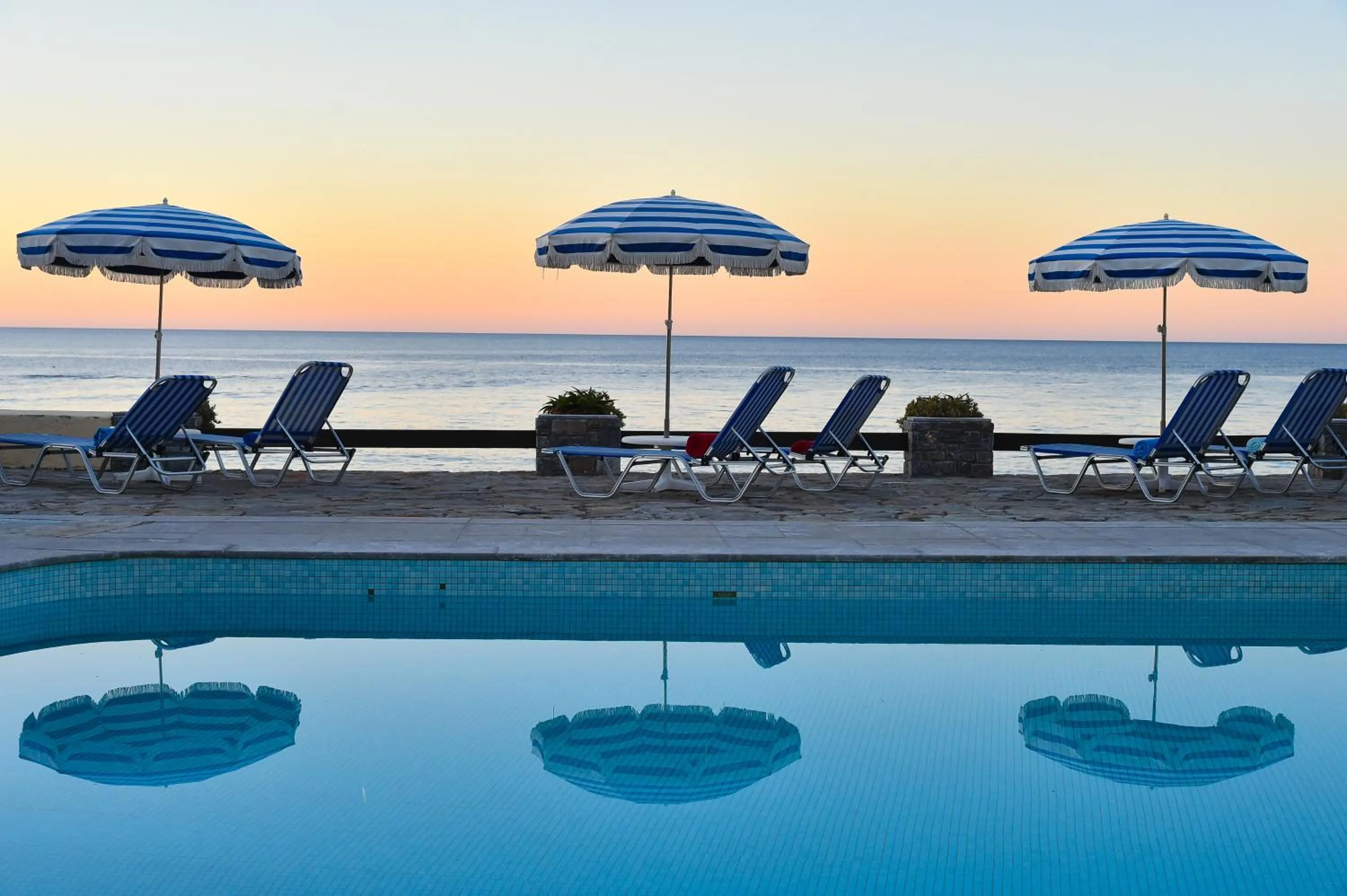 Swimming pool in Porto Sisi Hotel Apartments