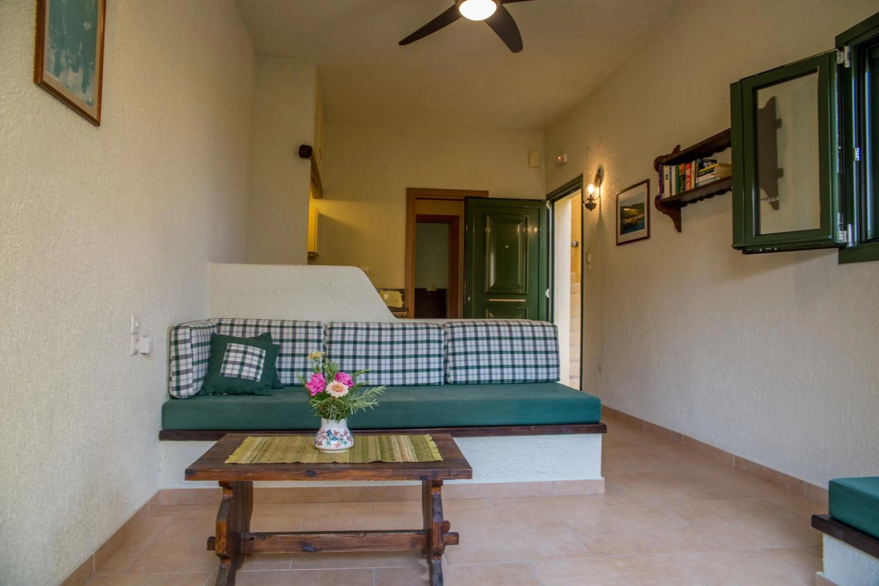 Living room in Porto Sisi Hotel Apartments