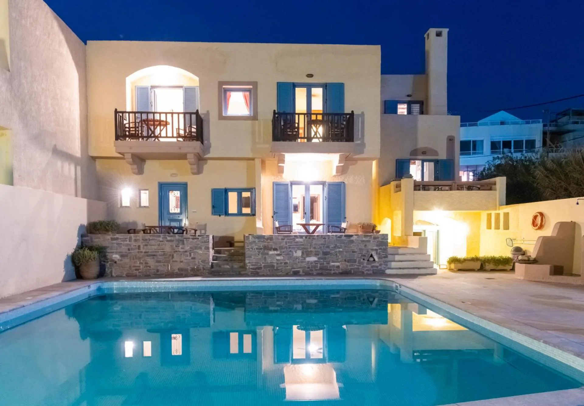 Property building in Porto Sisi Hotel Apartments