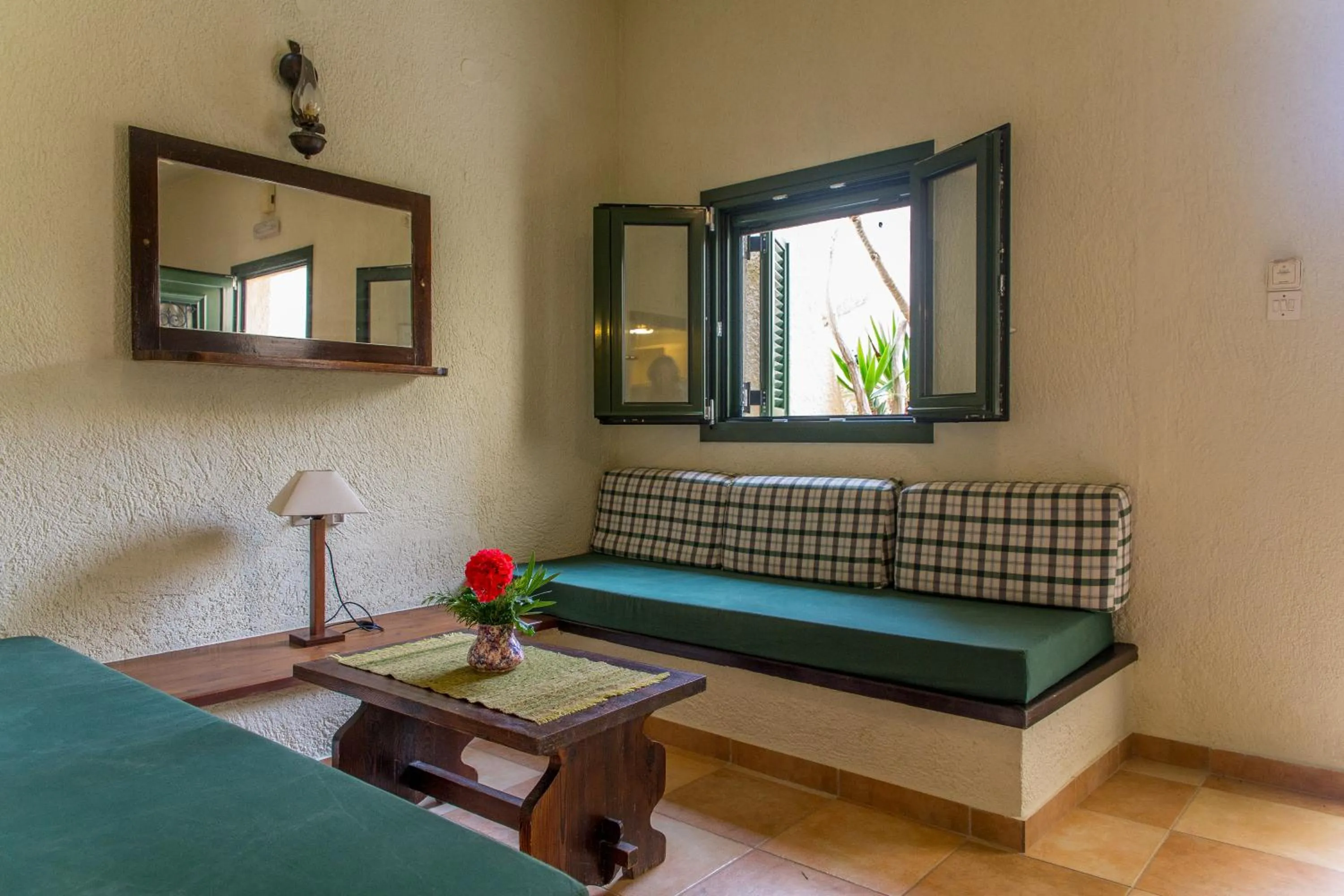 Living room in Porto Sisi Hotel Apartments