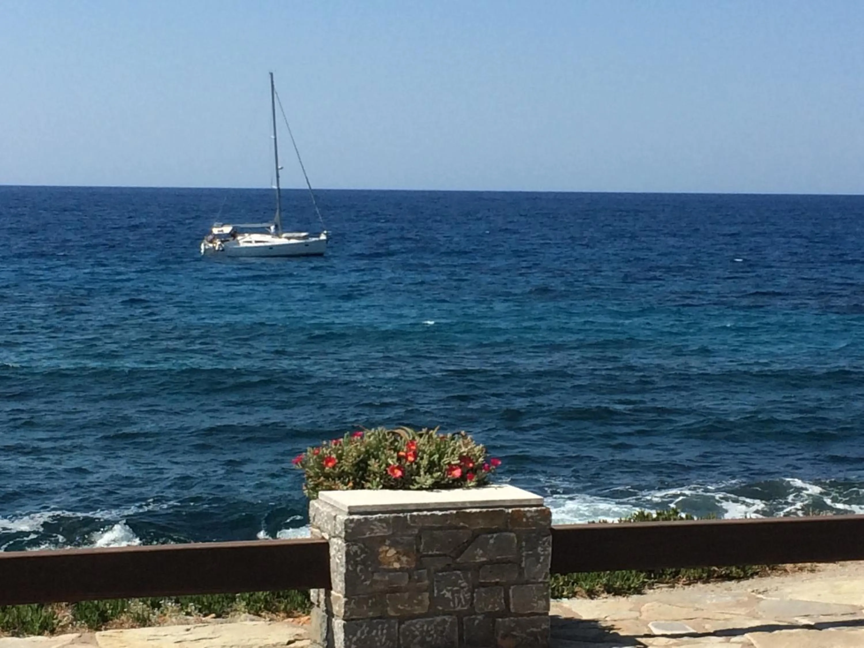 Pool view in Porto Sisi Hotel Apartments