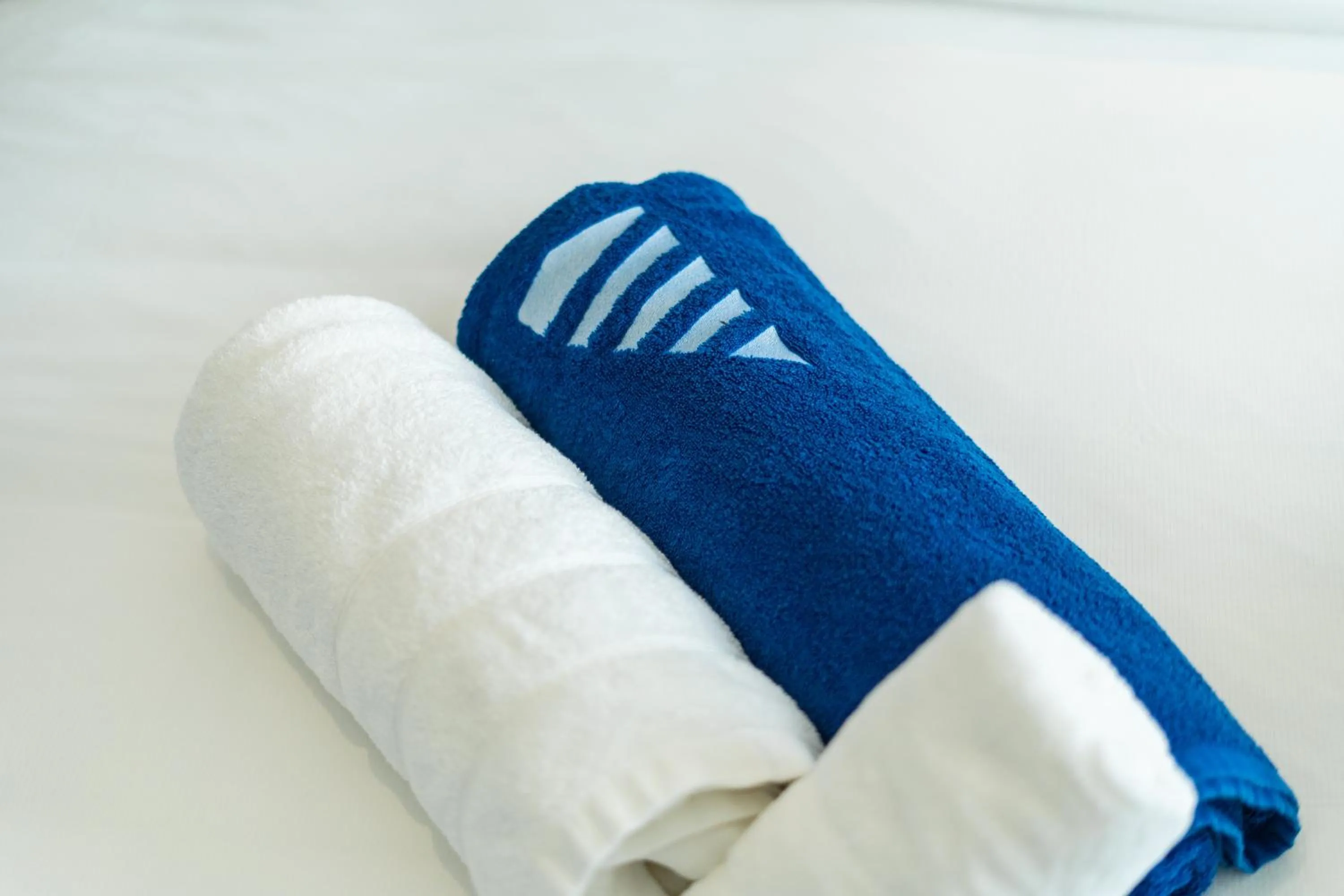 towels in Waterside Sea View Apartments