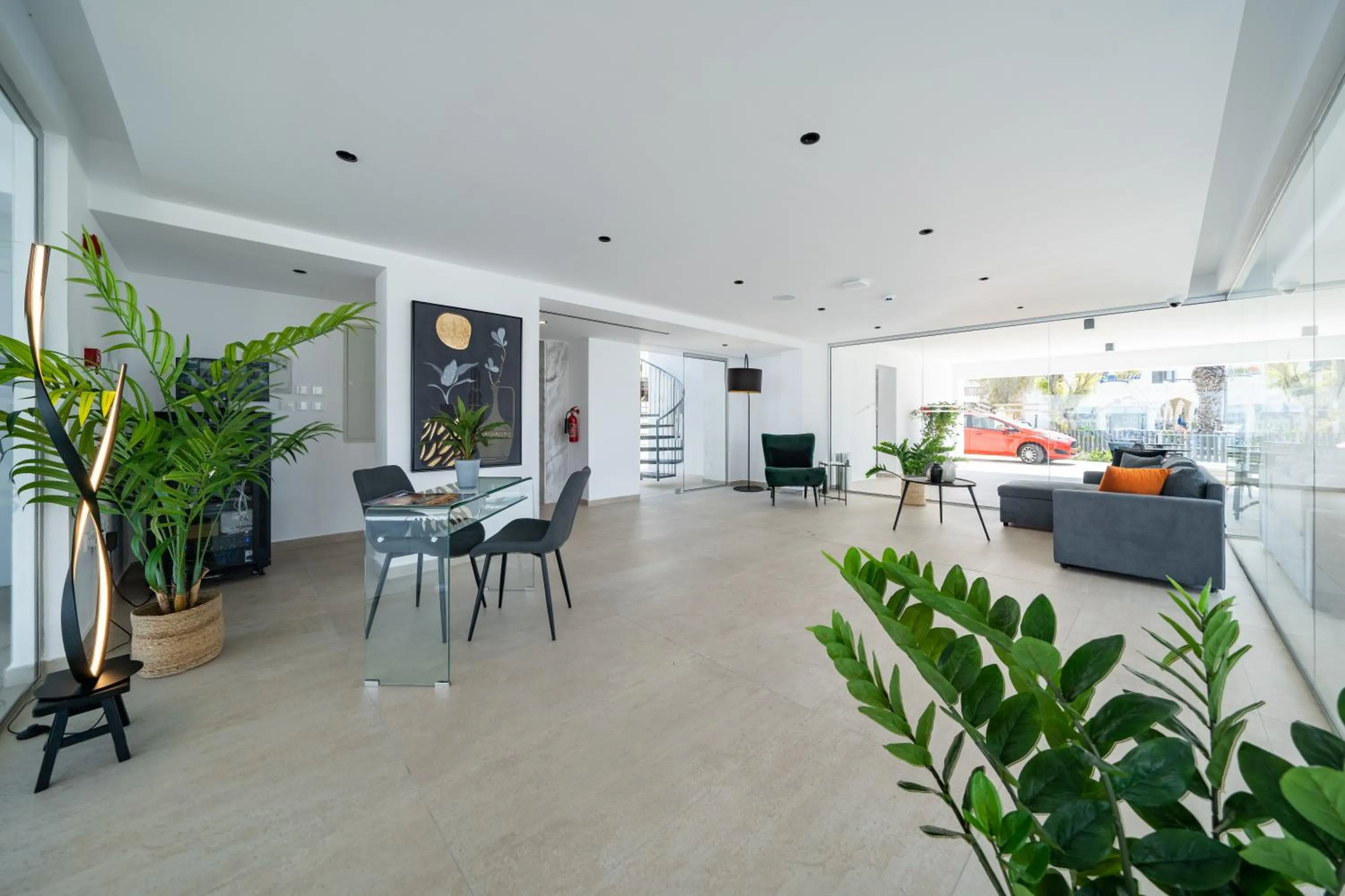 Lobby or reception in Waterside Sea View Apartments